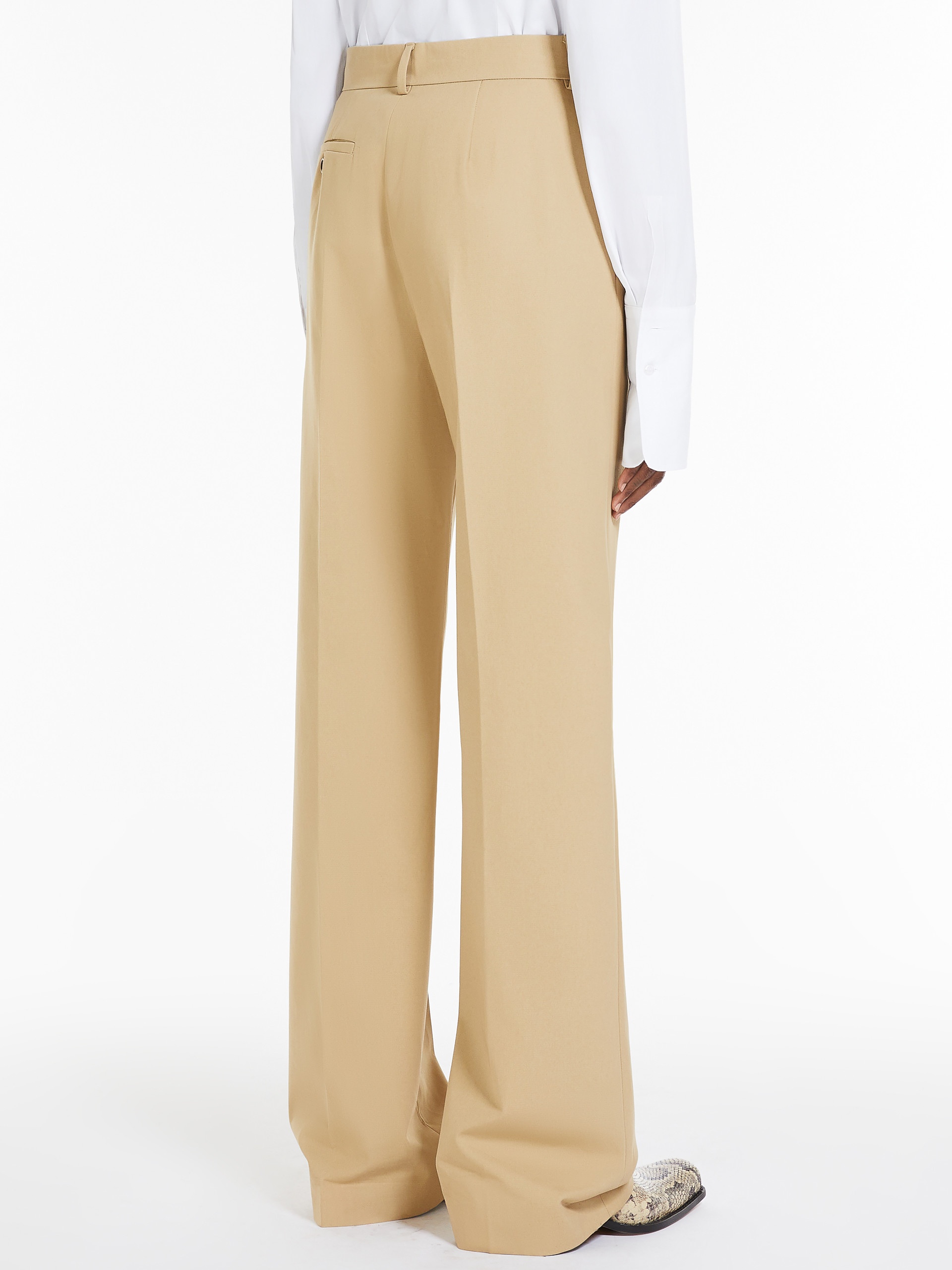 SABADEL Waterproof gabardine boyfriend trousers - 4
