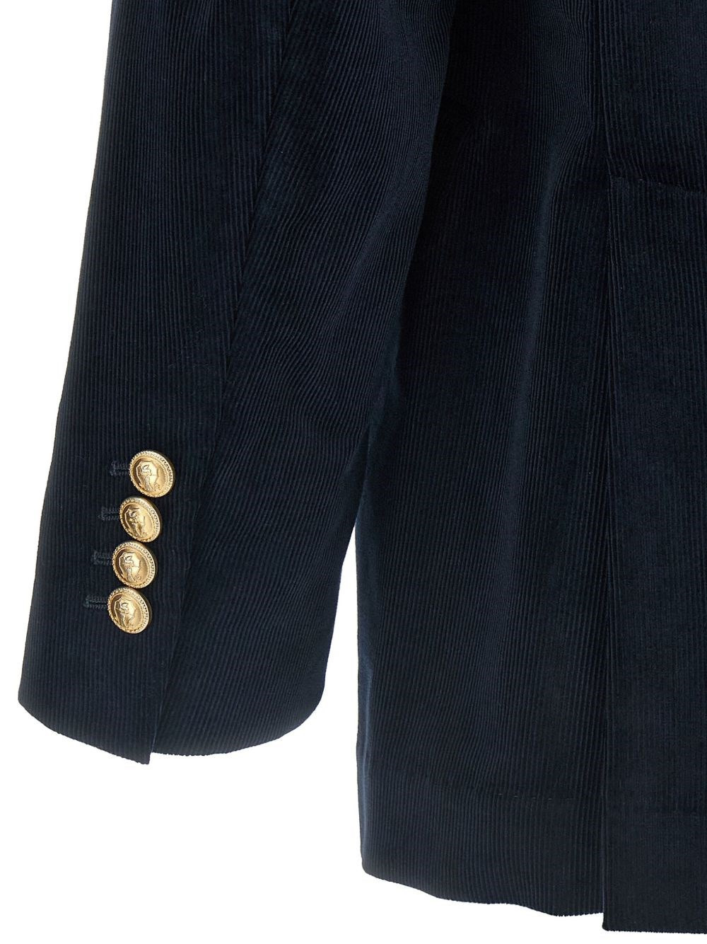 Cotton double-breasted jacket - 3