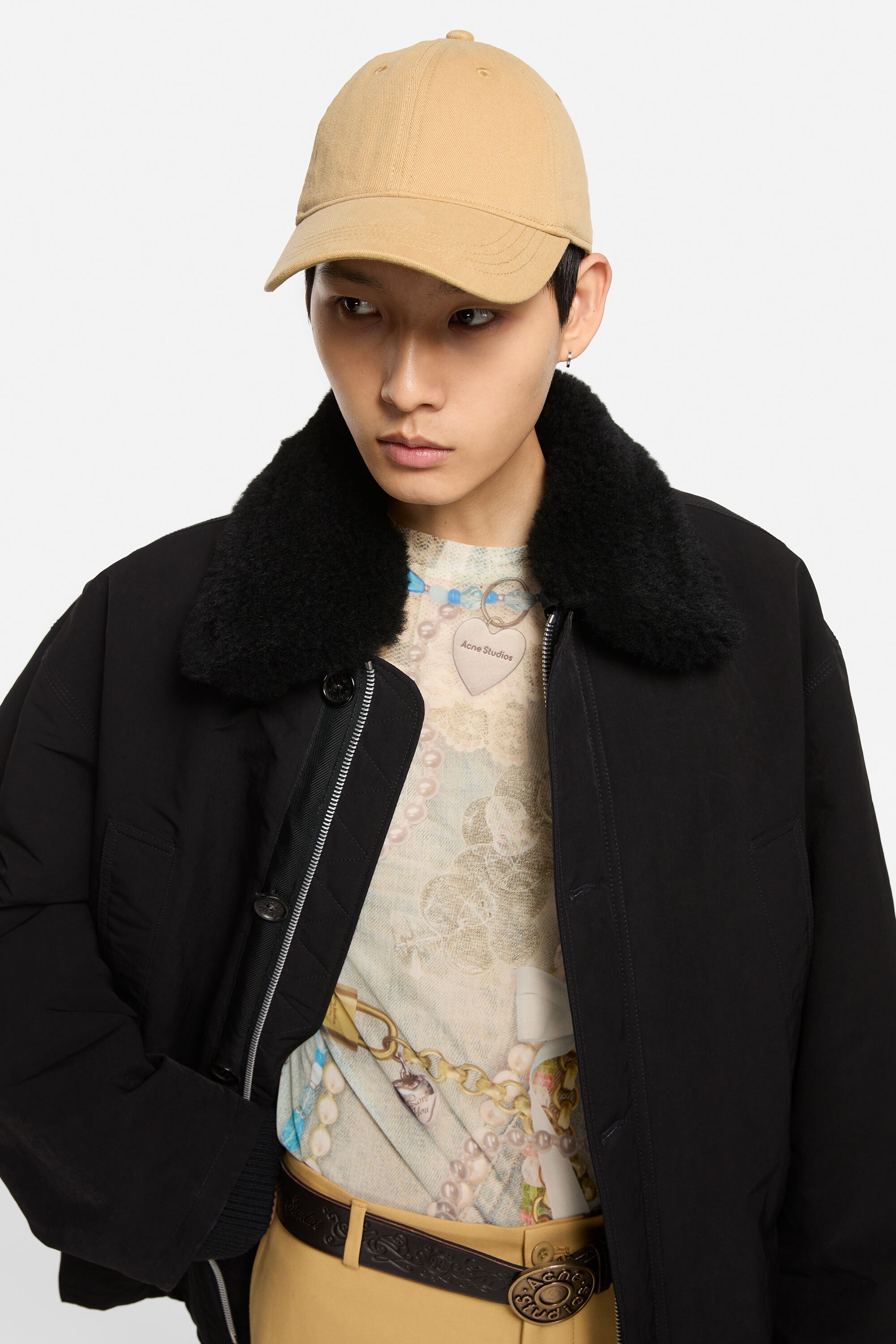 Twill logo cap - Sand beige - 2