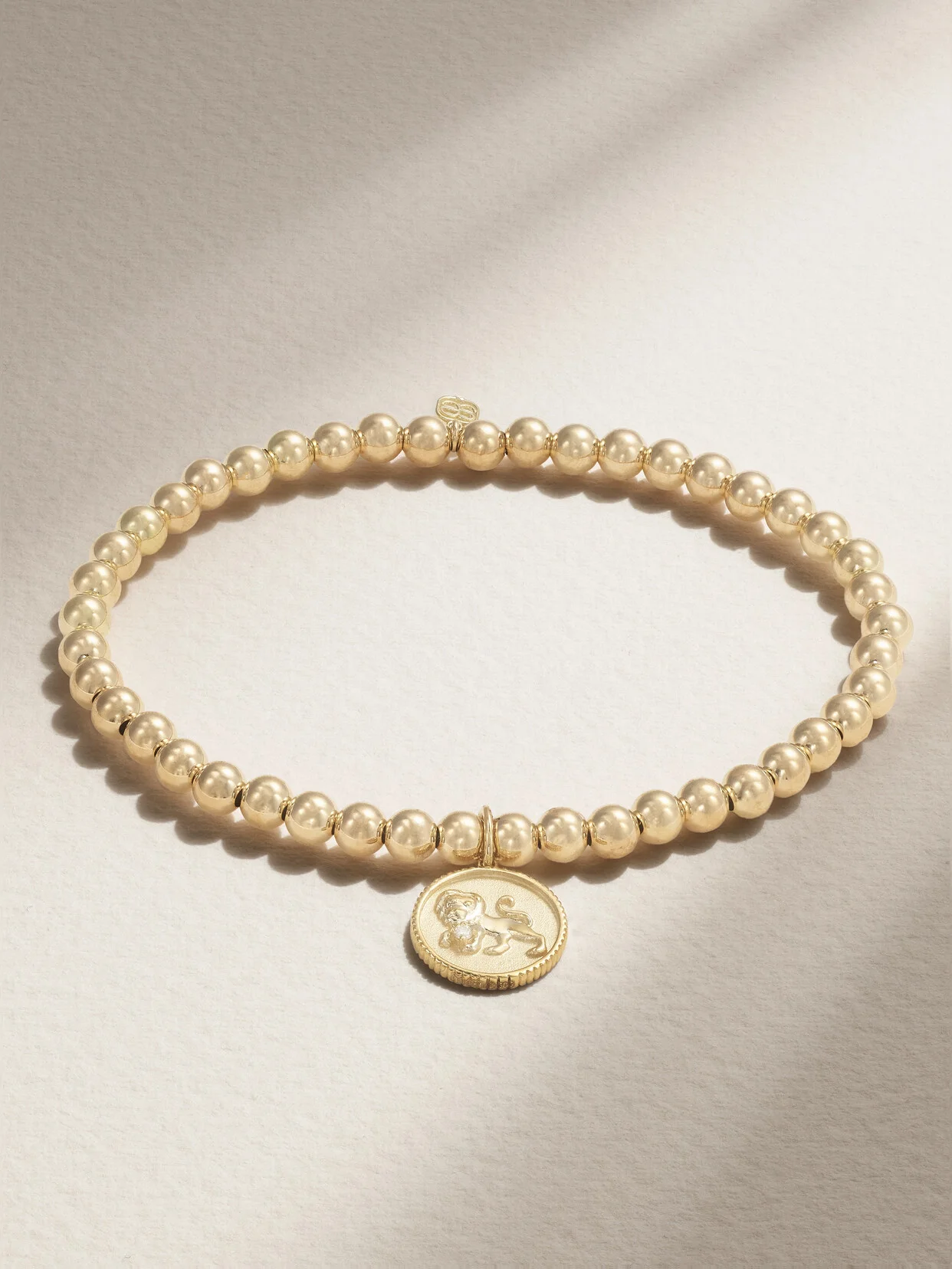 Leo 14-karat Gold Diamond Bracelet - 1