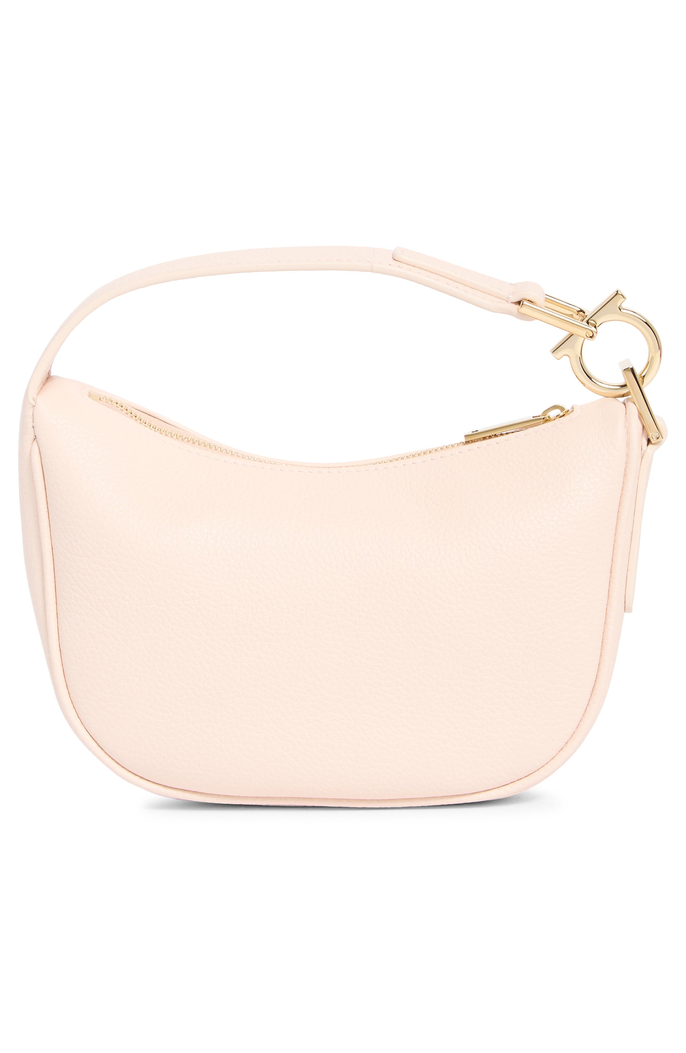 FERRAGAMO Mini Smile Leather Top Handle Bag in Ballet at Nordstrom - 3