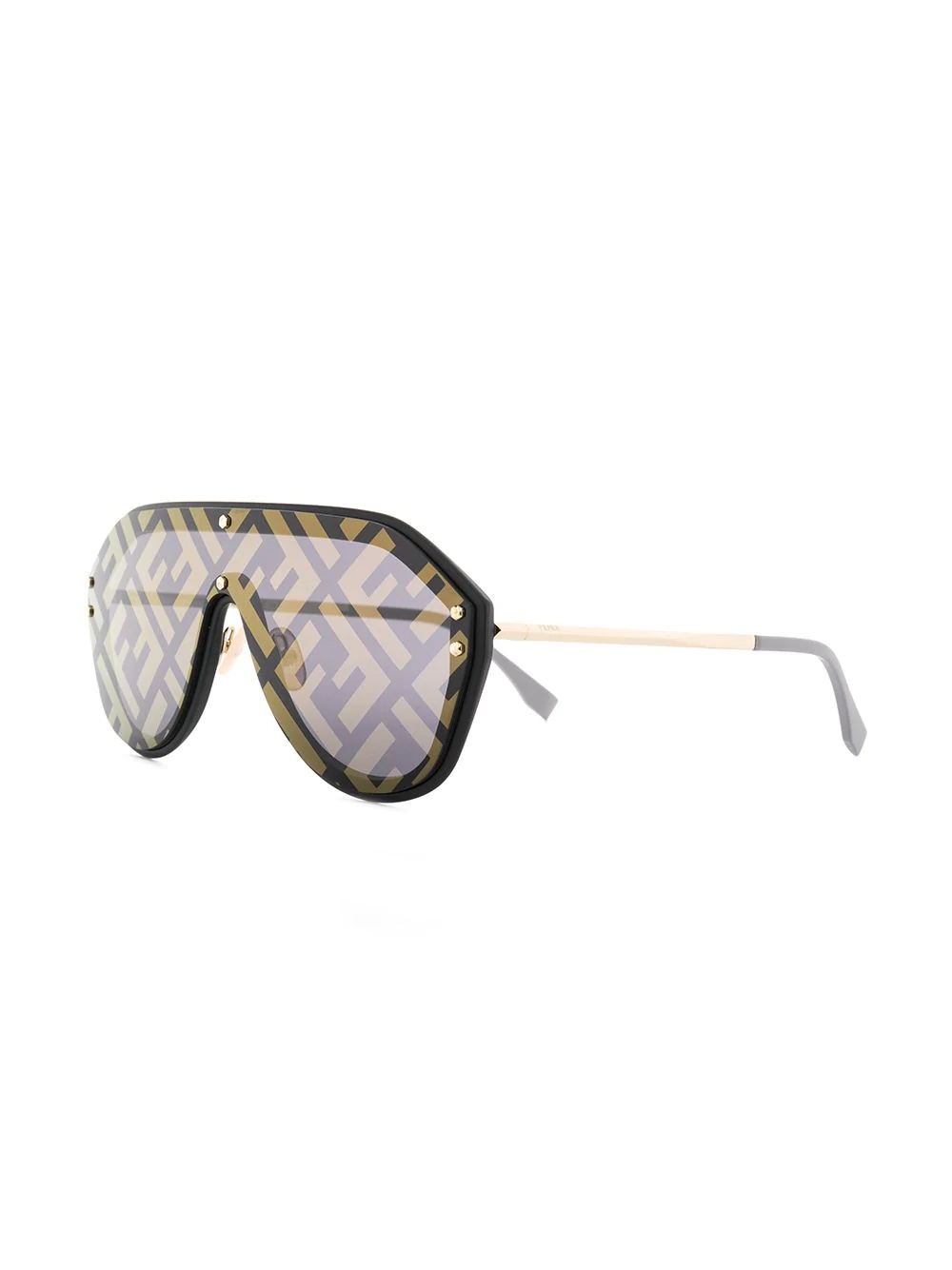 aviator FF print sunglasses - 2