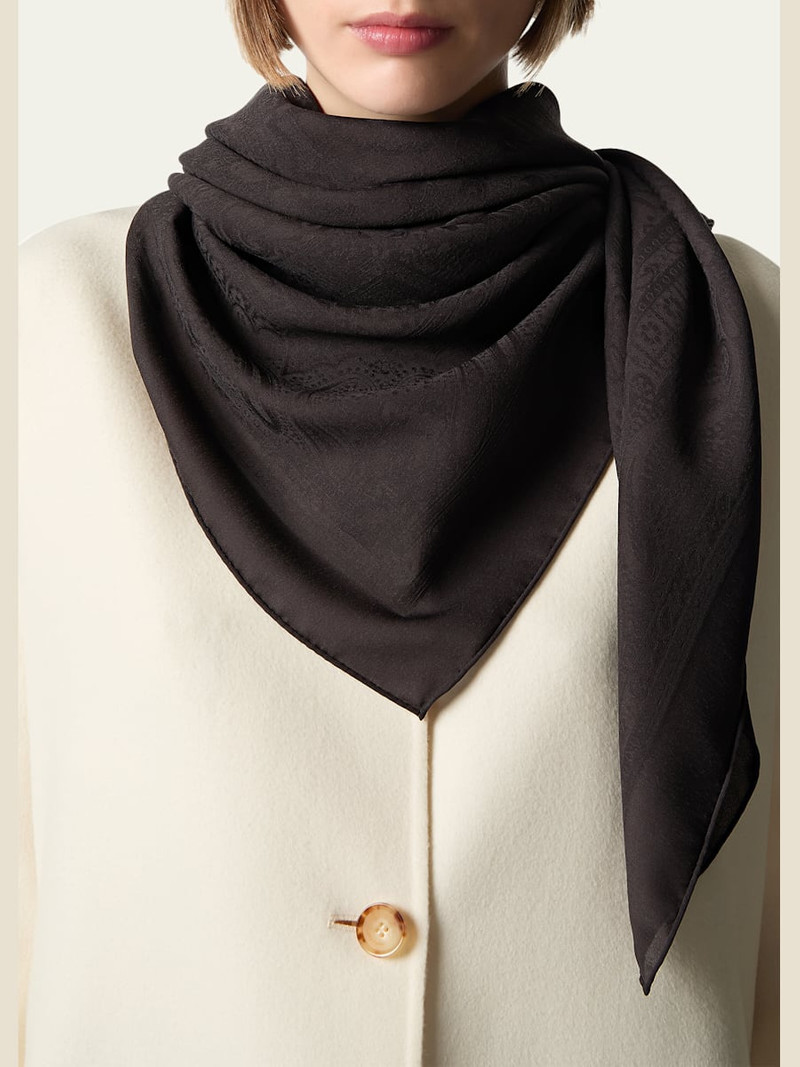 Loro Piana Floral Majolica Silk Foulard outlook