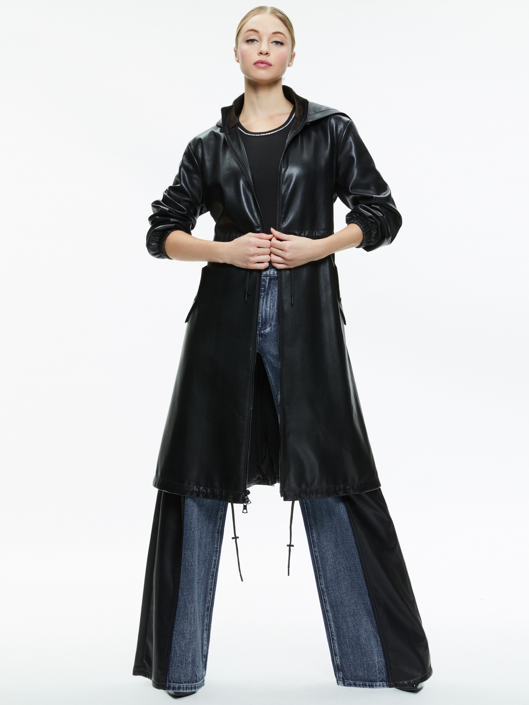 SIMSON VEGAN LEATHER WINDBREAKER - 6