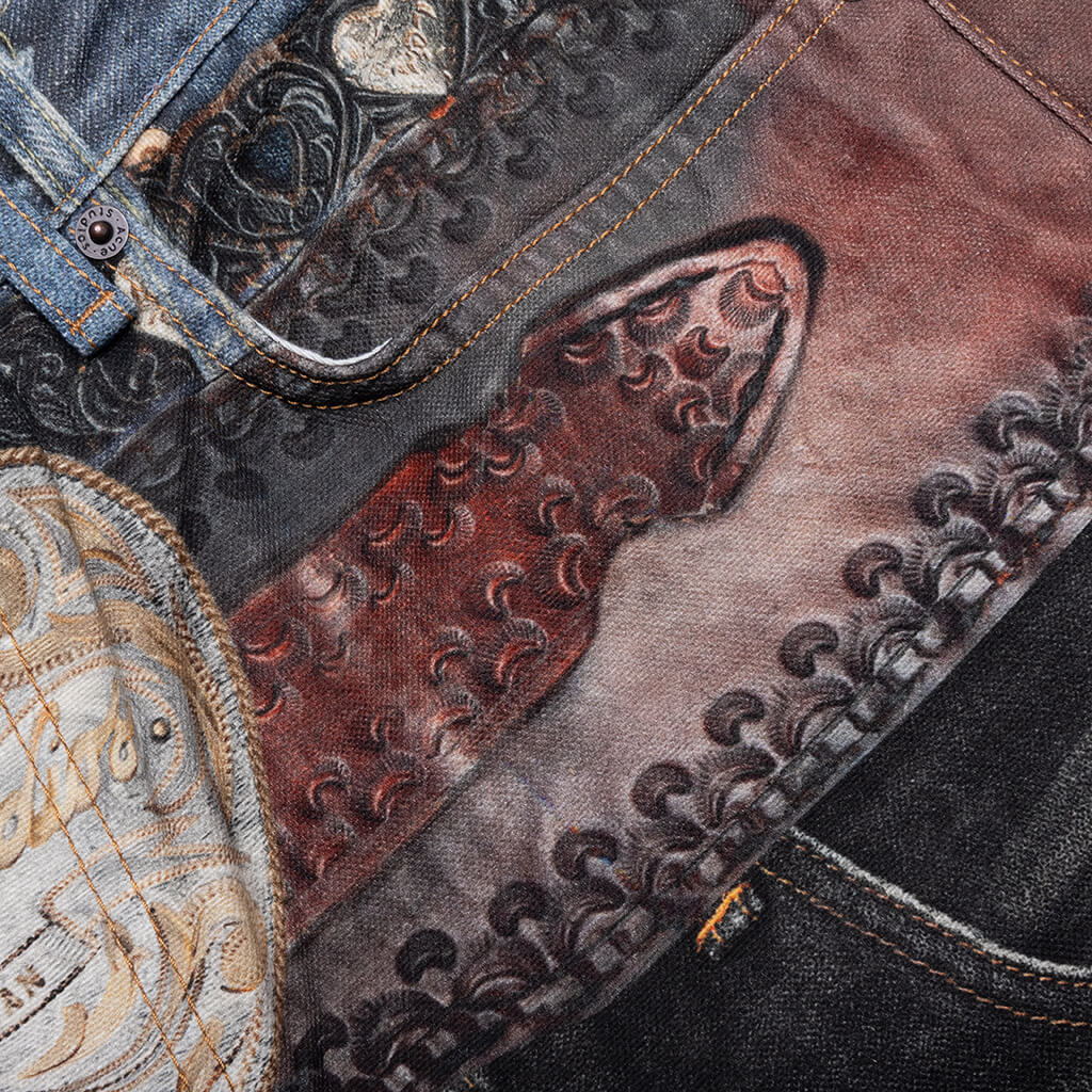 2010 REGULAR FIT JEANS - BLUE/BLACK - 3