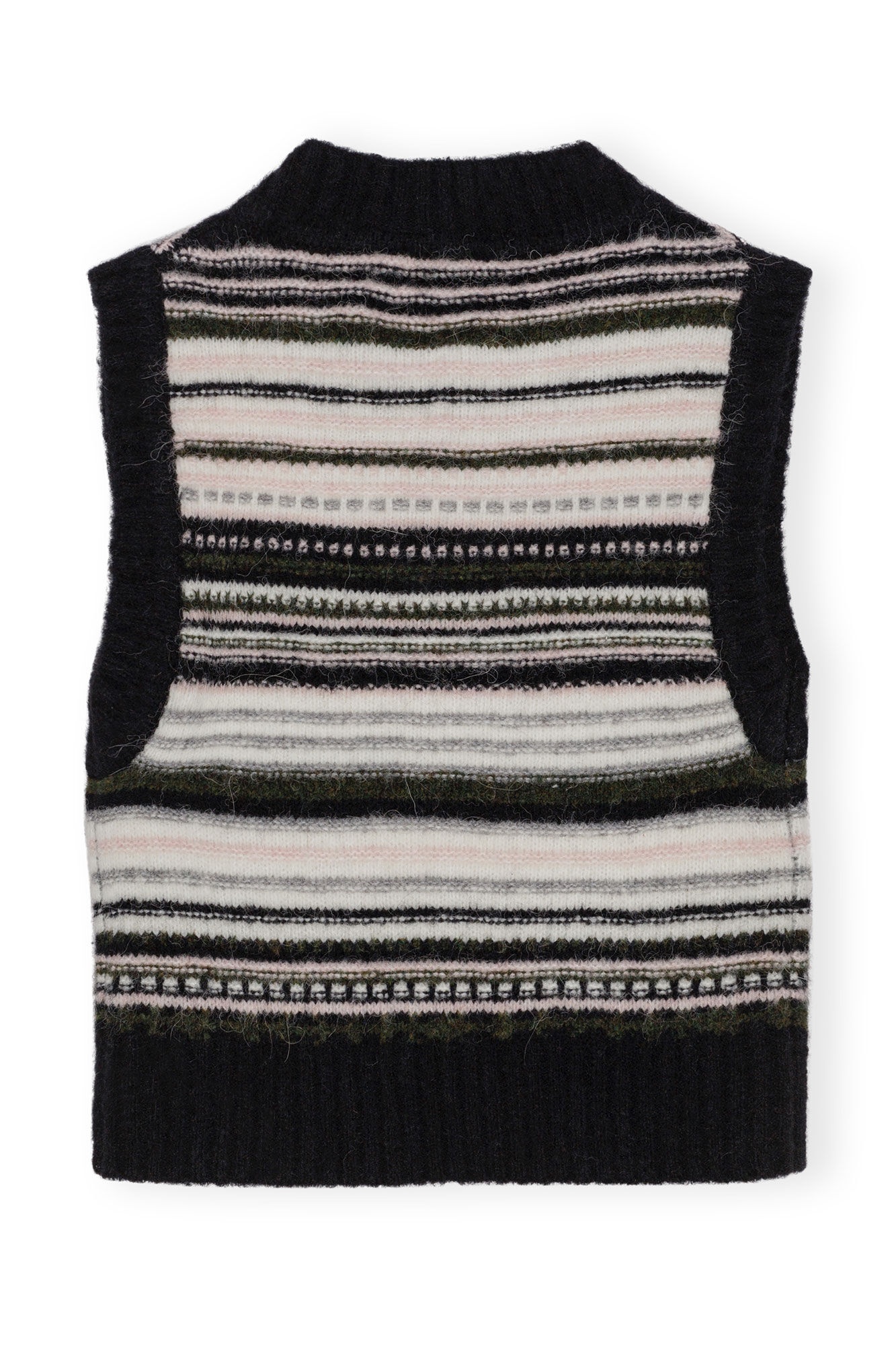 STRIPED KNIT VEST - 6