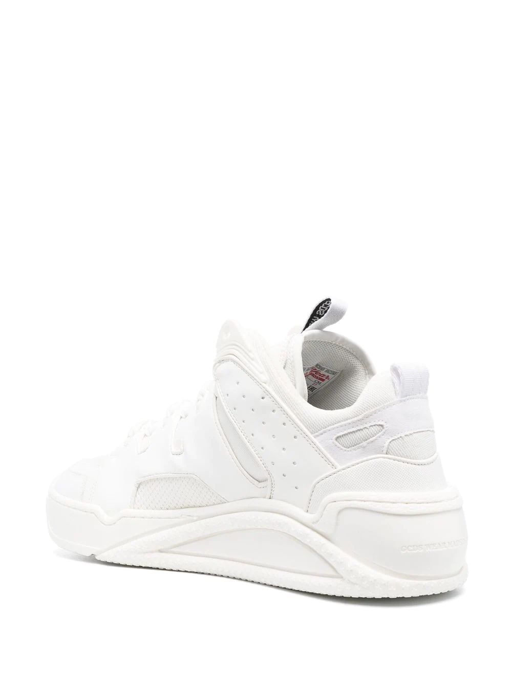 panelled high-top sneakers - 3