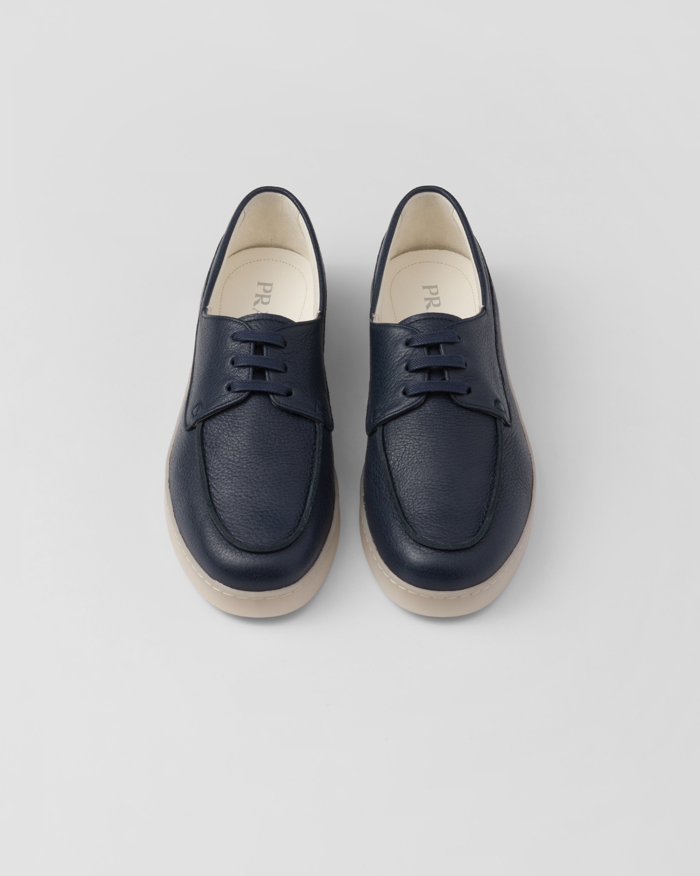 Leather lace-up shoes - 4