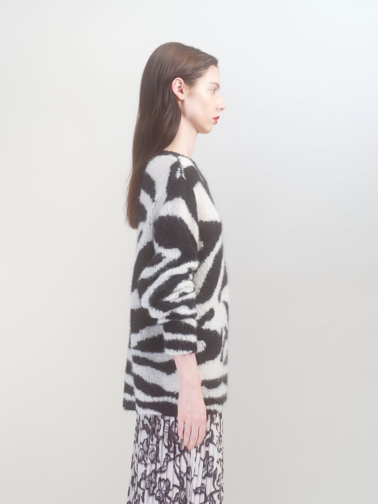 LONG ZEBRA SWEATER - 3