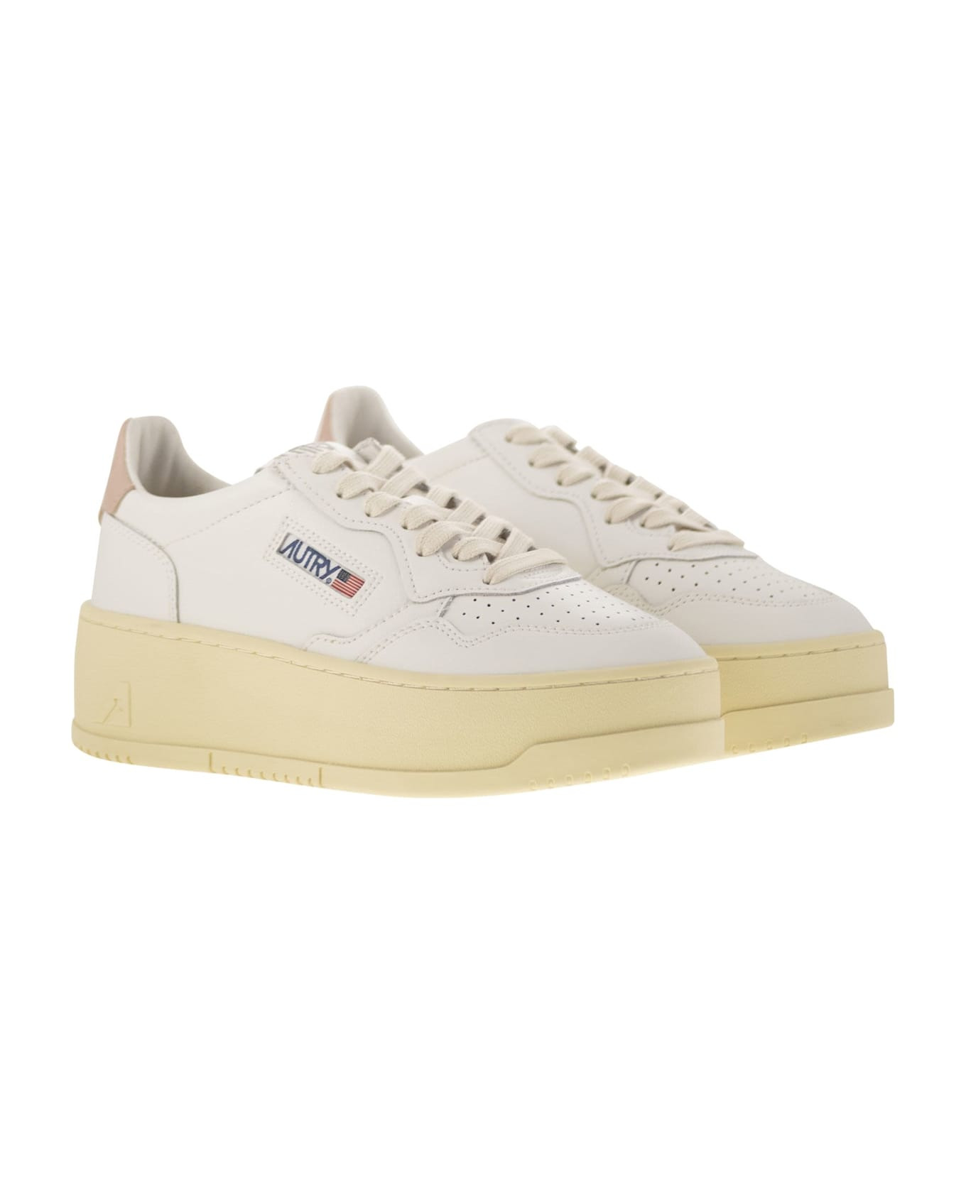Medalist Platform - Leather Trainers - 4