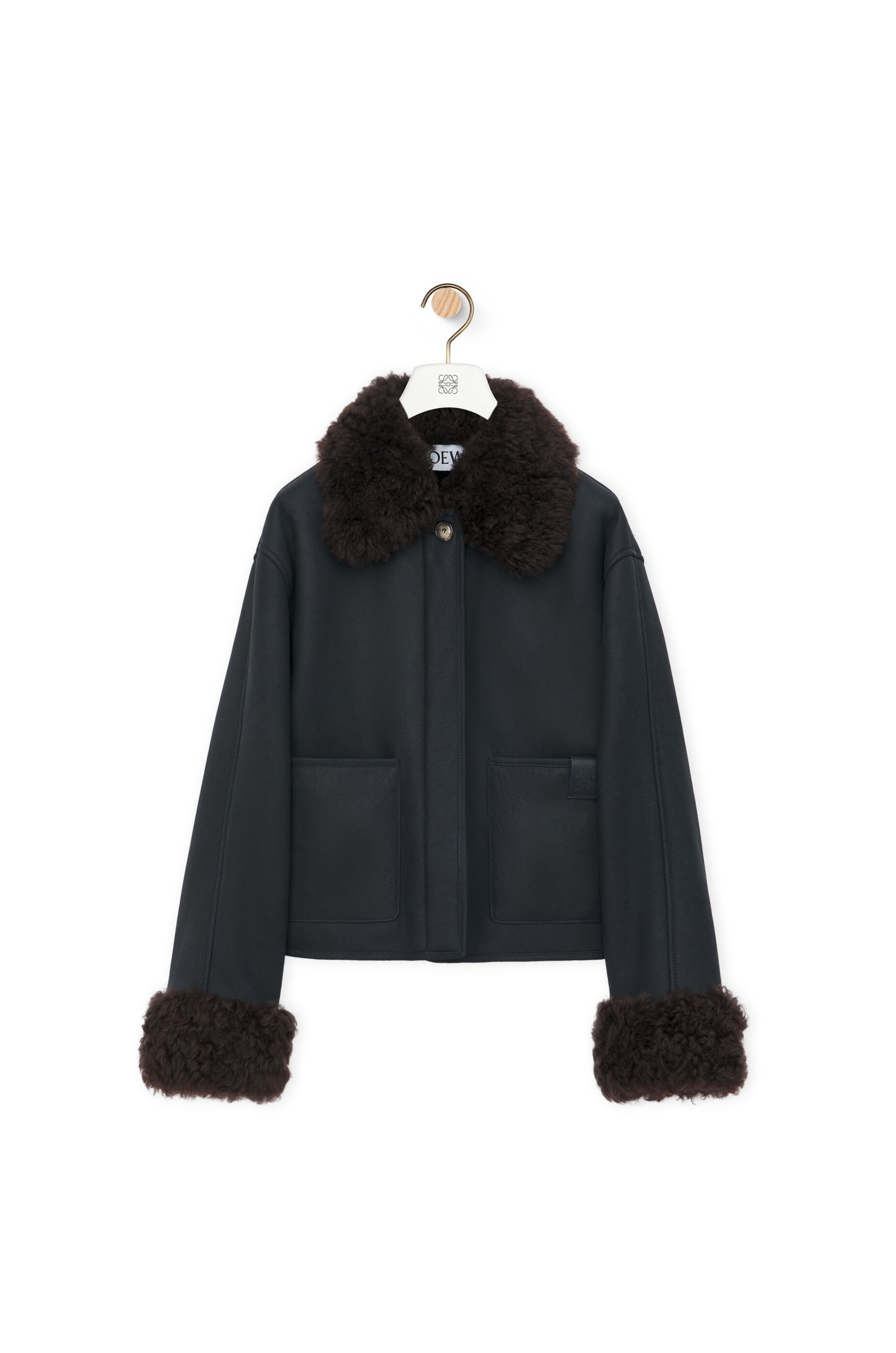 Jacket in shearling - 1