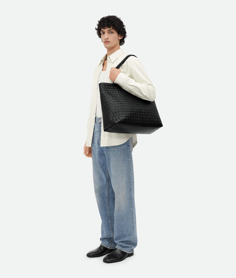 Bottega Veneta Large Intrecciato Zipped Tote outlook