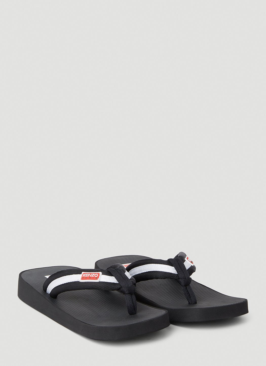 Kenzo Women Logo Patch Flip Flops - 2