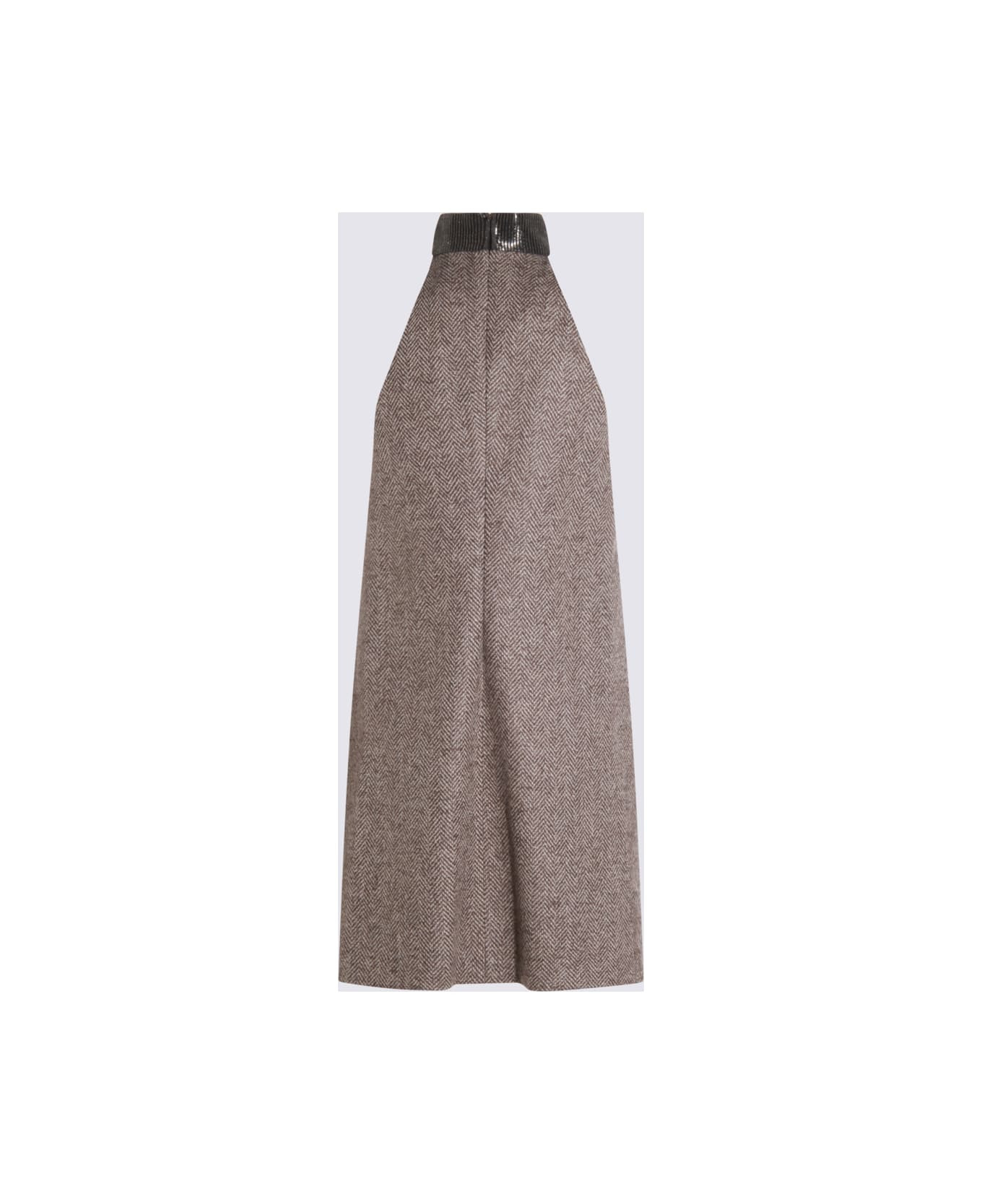 Brown Wool Dress - 2