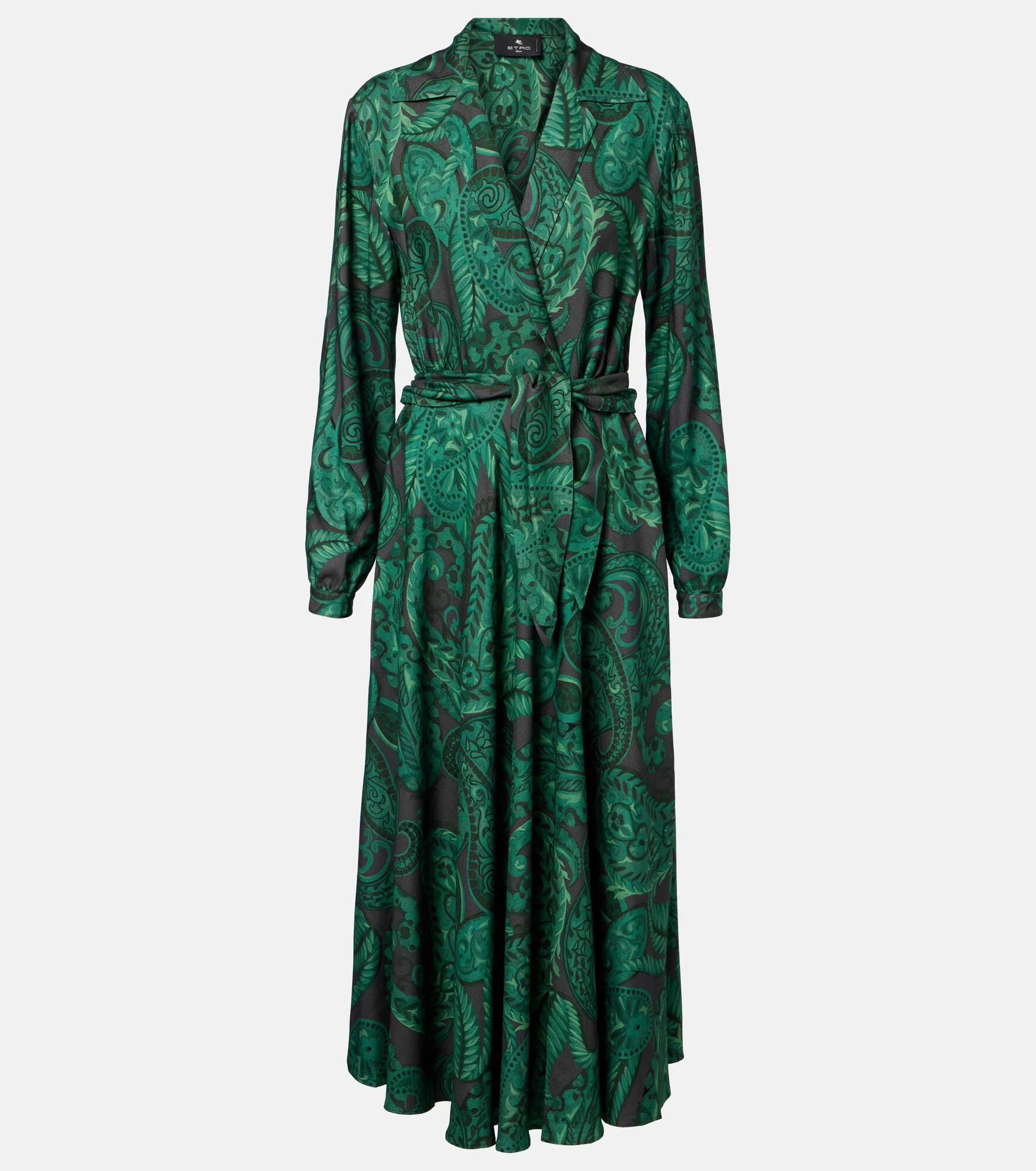 Belted midi dress - 1