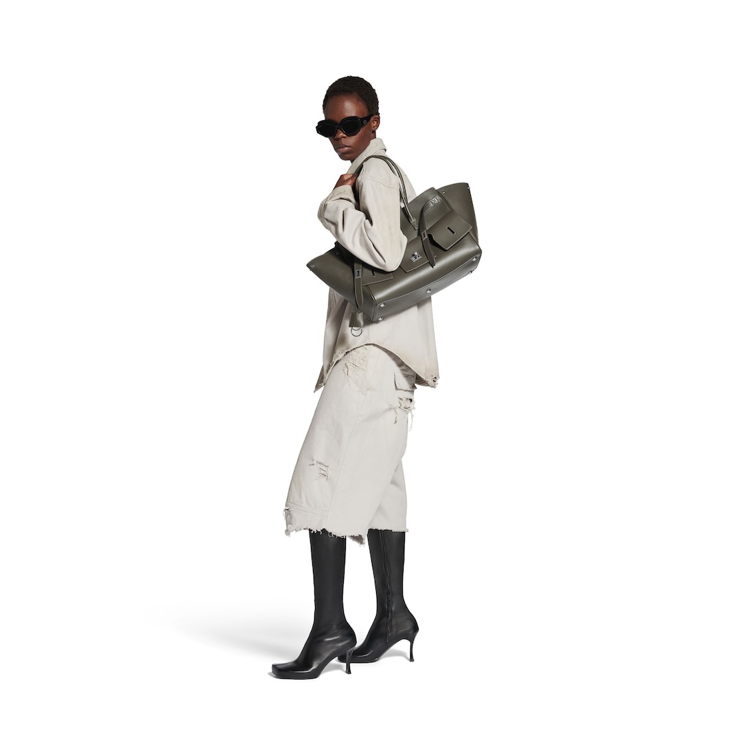 Women's Bel Air Carry All Bag Medium  in Khaki - 7