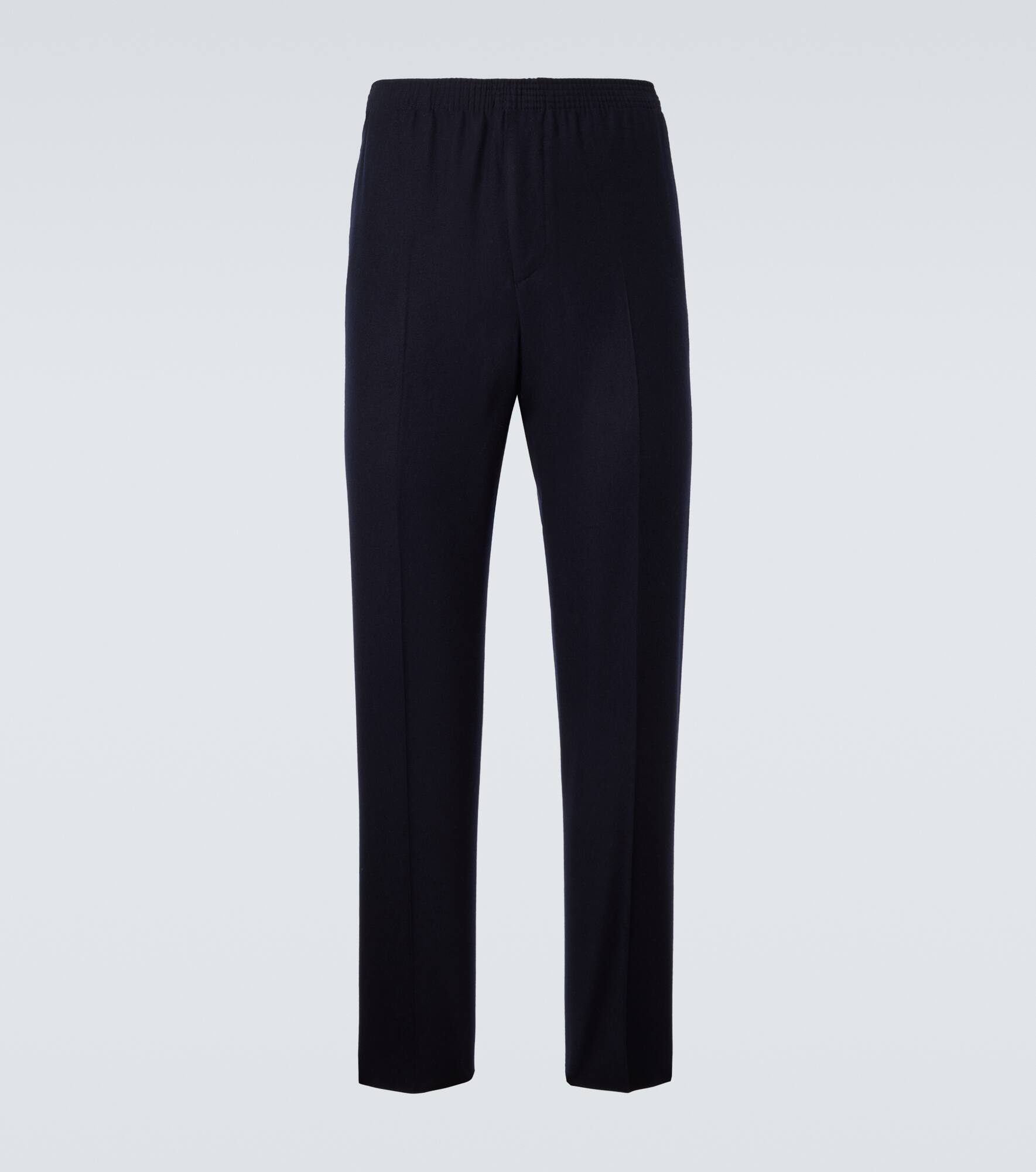 Jan wool and cashmere straight pants - 1