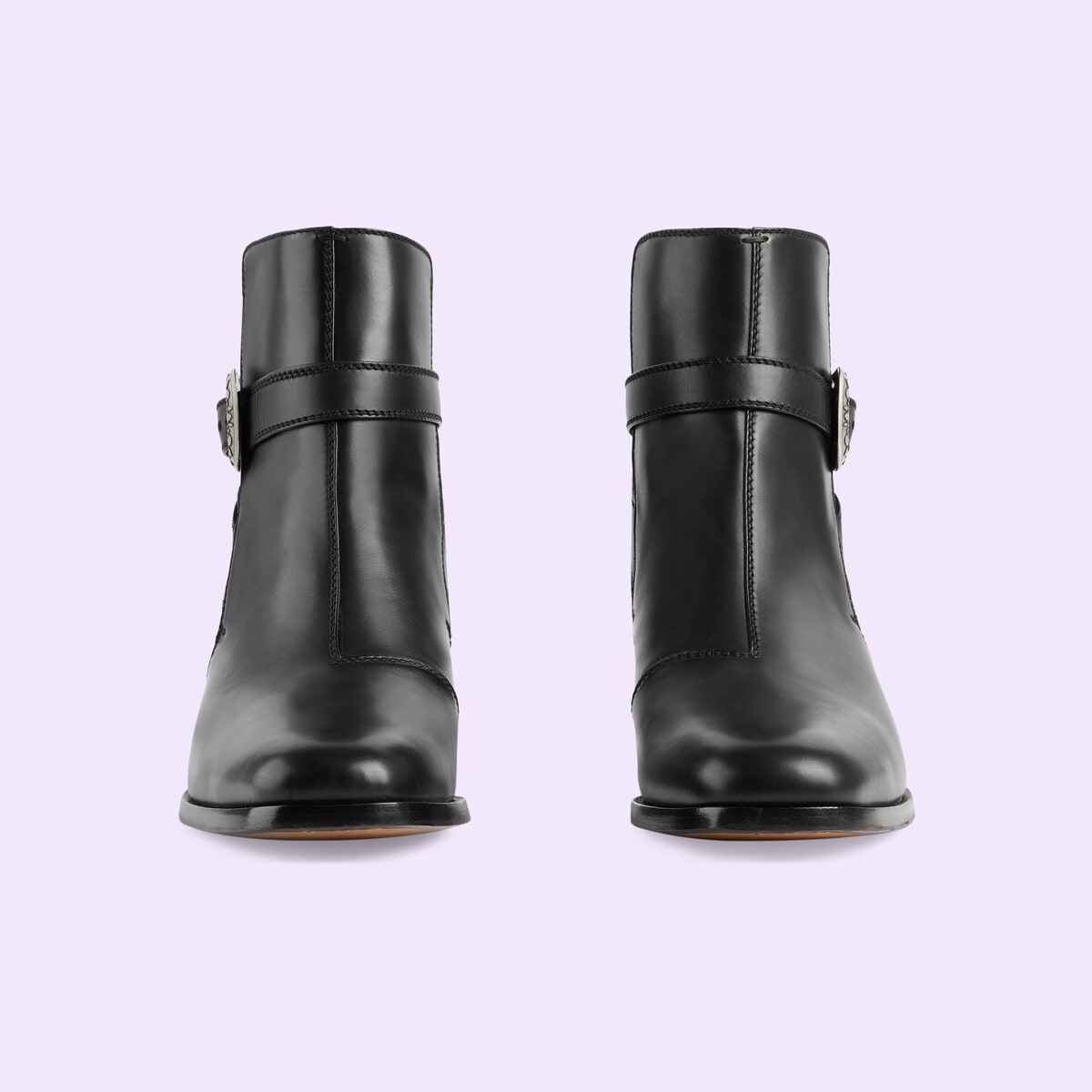 Men's ankle boot with buckle - 3