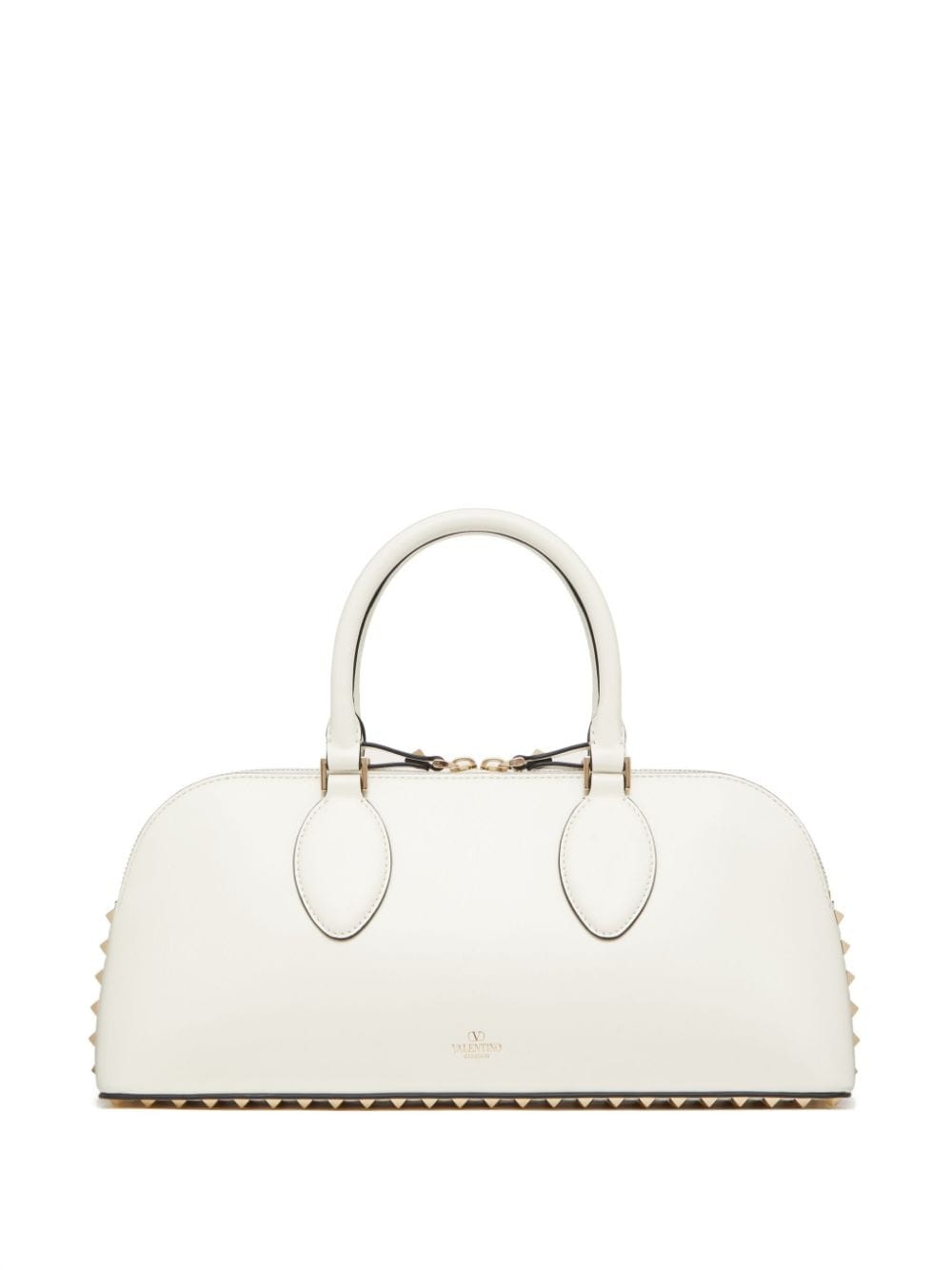 Rockstud-embellished leather tote bag - 3