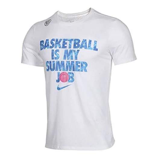 Nike Basketball Is My Summer Job Basketball TEE Men White 923724-100 - 1