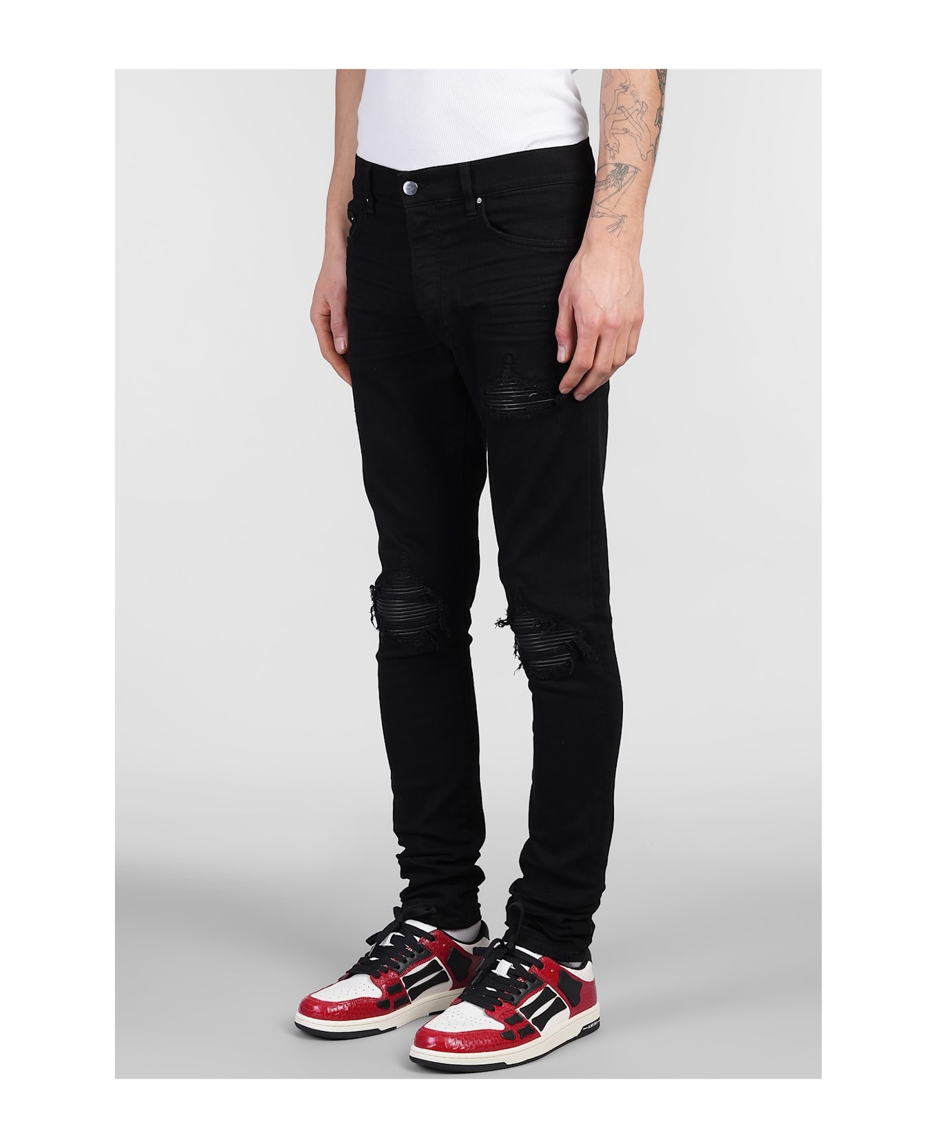Jeans In Black Denim - 4