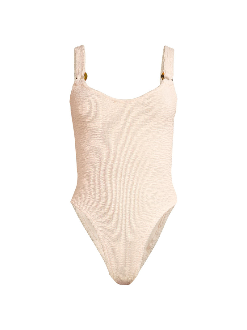 Women's Domino One-Piece Swimsuit - Blush 1