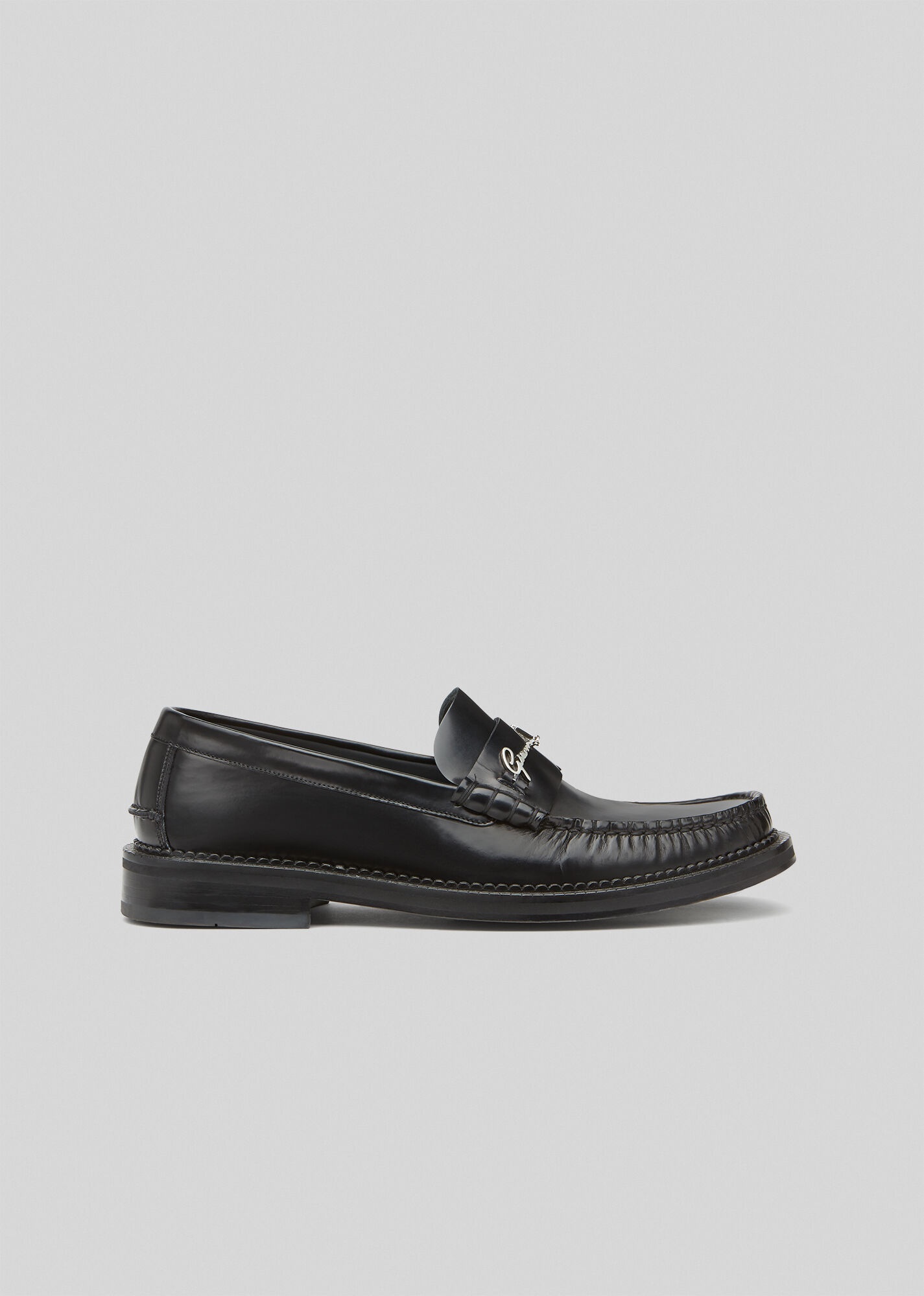 GV Signature Leather Loafers - 1