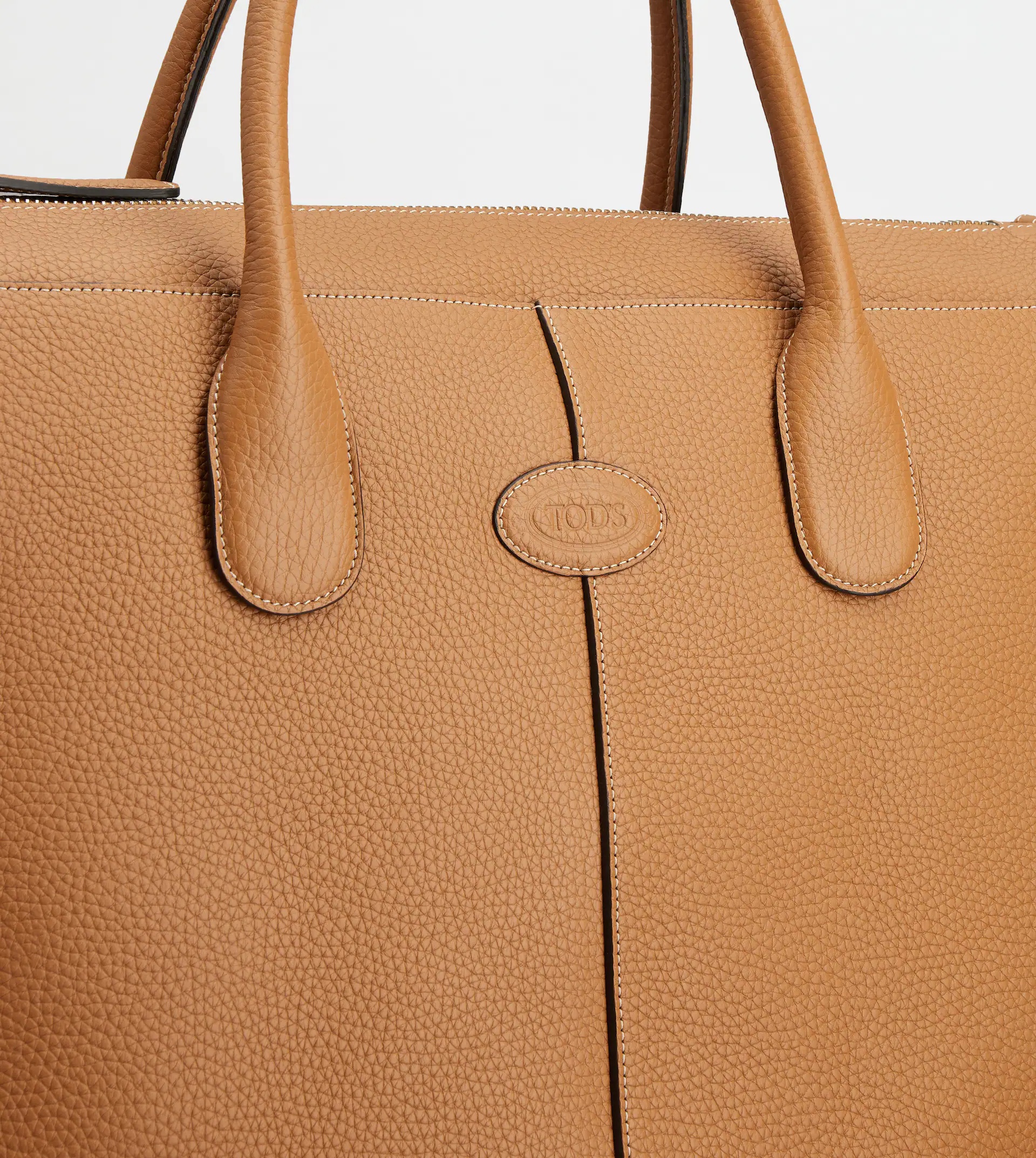 TOD'S DI BAG TRAVEL BAG IN LEATHER - BROWN - 5