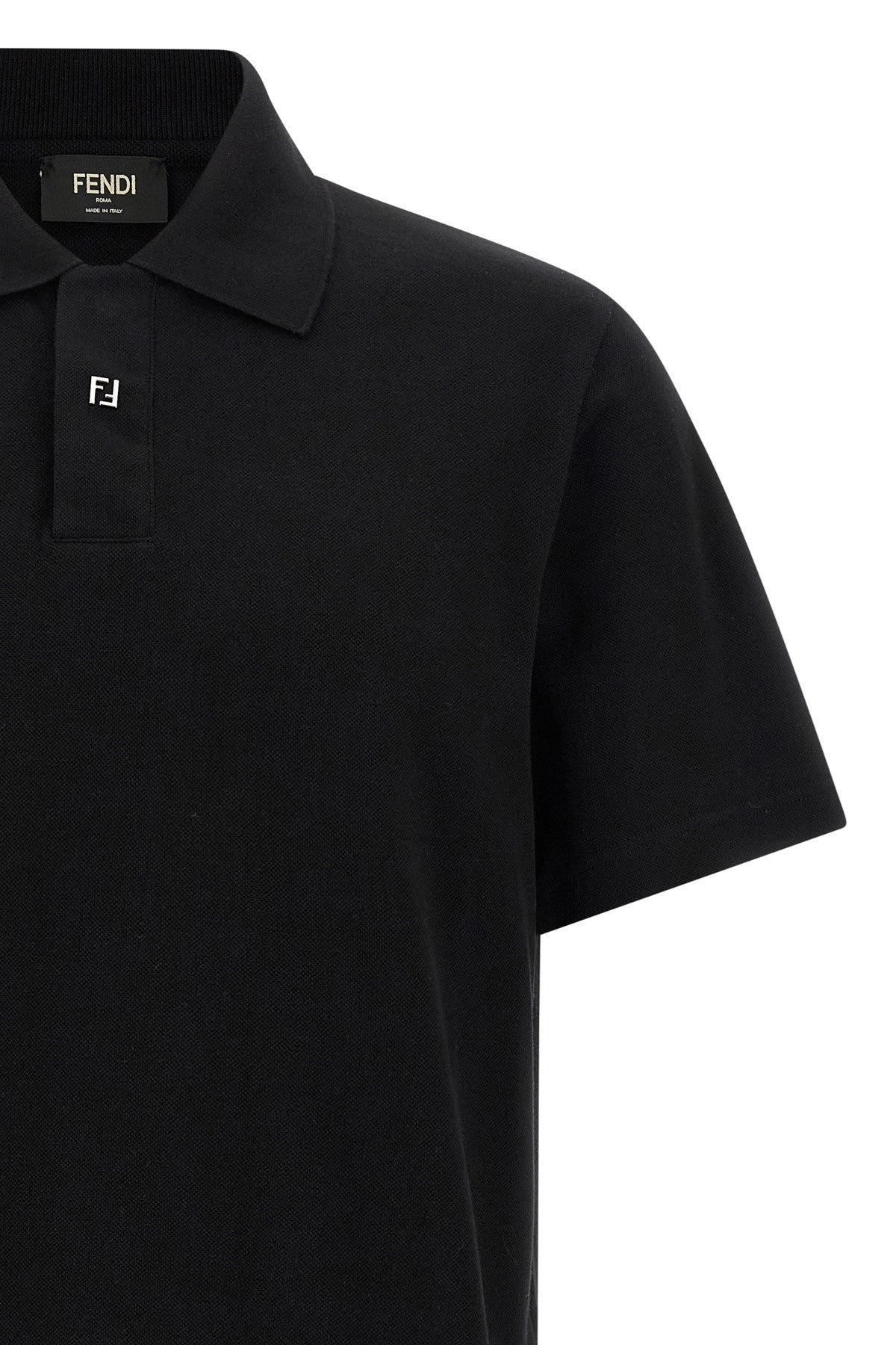 Fendi Men Piquet Polo Shirt - 3