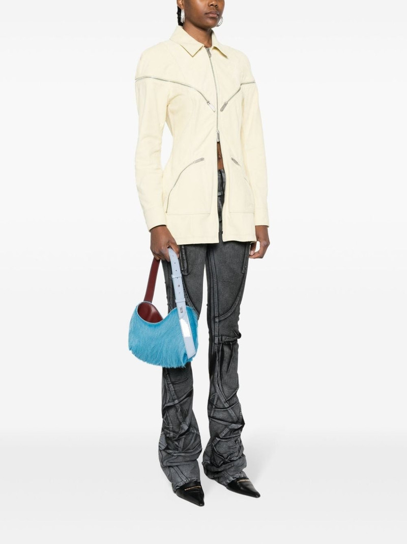 GCDS small Comma Cavallino shoulder bag outlook