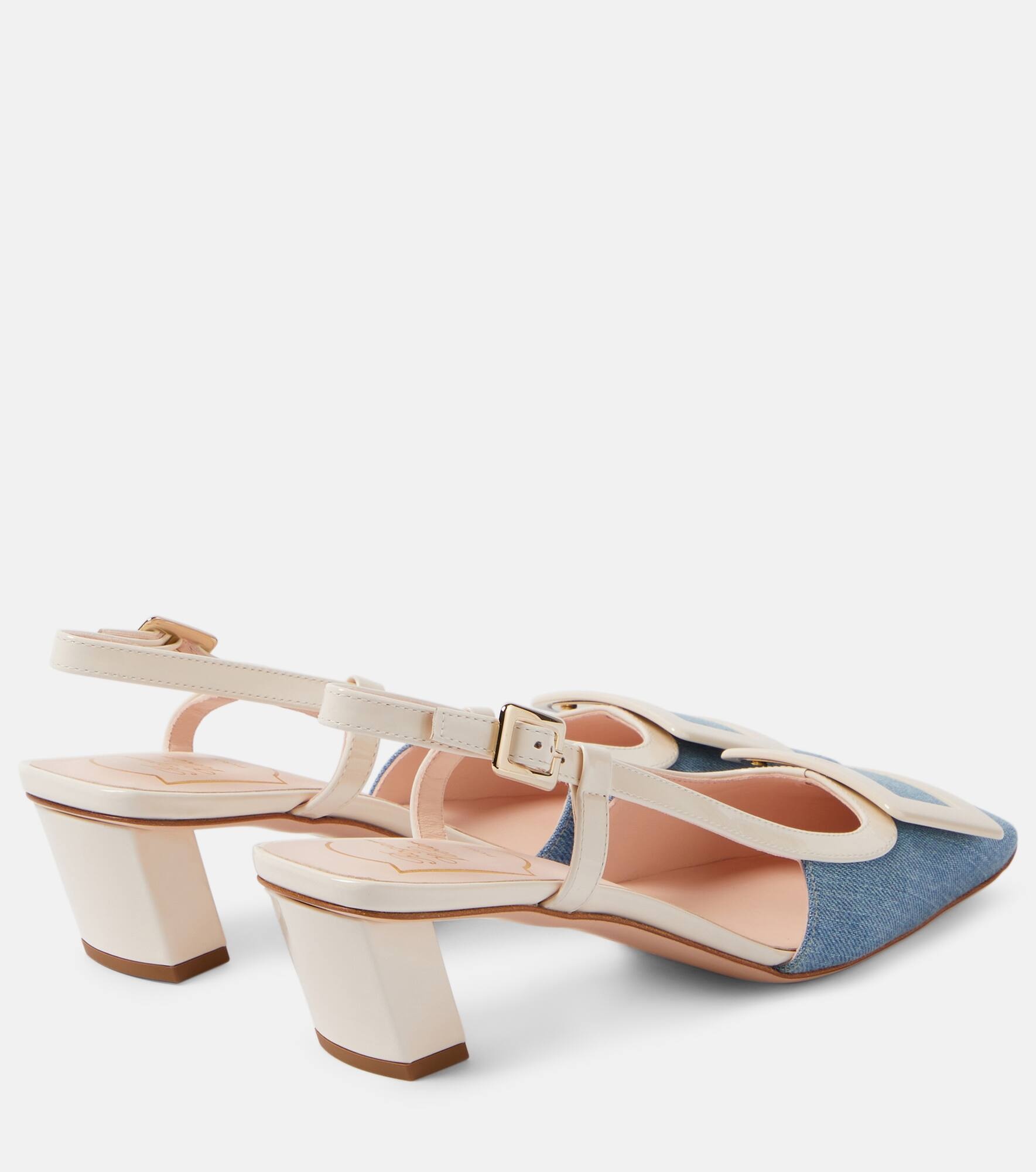 Belle Vivier 45 slingback pumps - 3