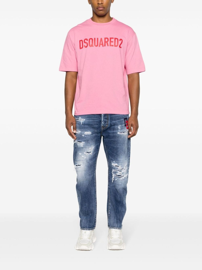 DSQUARED2 logo-print cotton T-shirt outlook