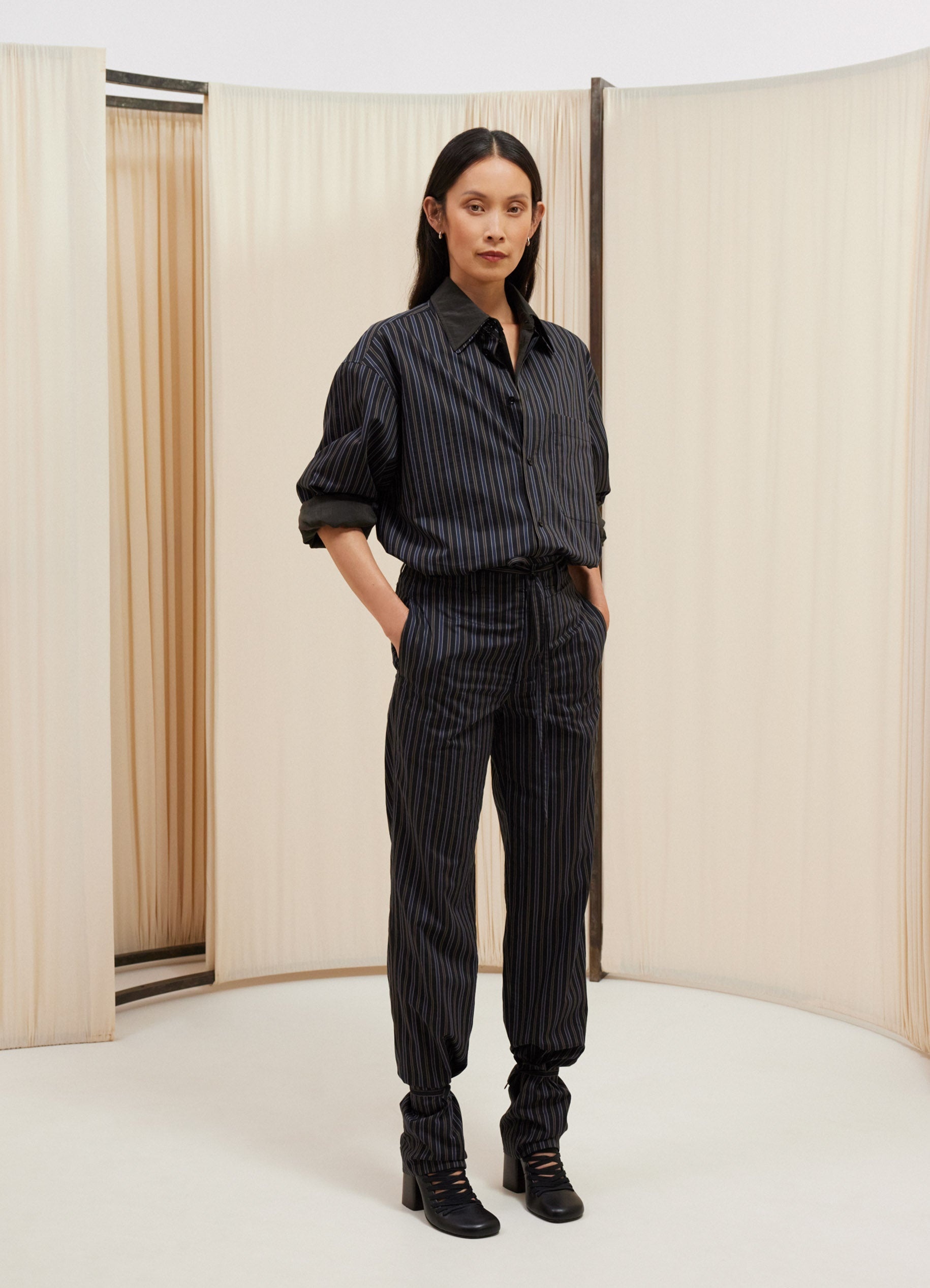 STRAIGHT PANTS WITH STRINGS - 2