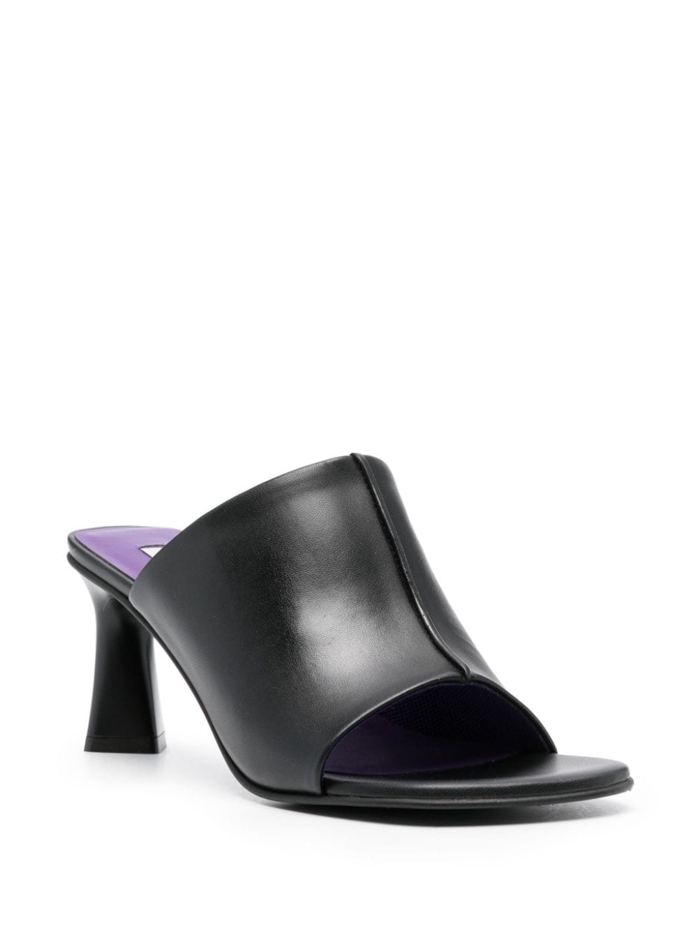75mm open-toe mules - 2