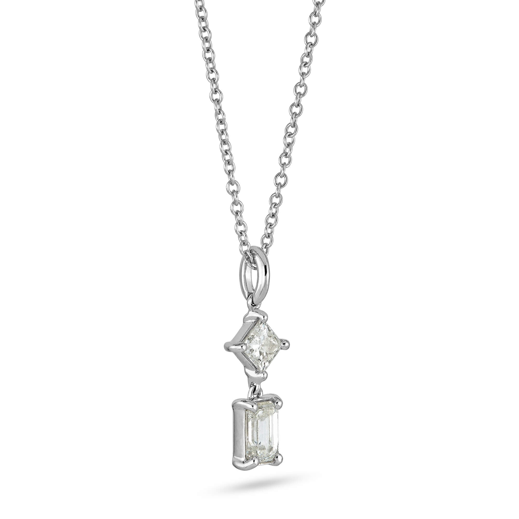 LAB-Created Grand Looking Glass Necklace - 3