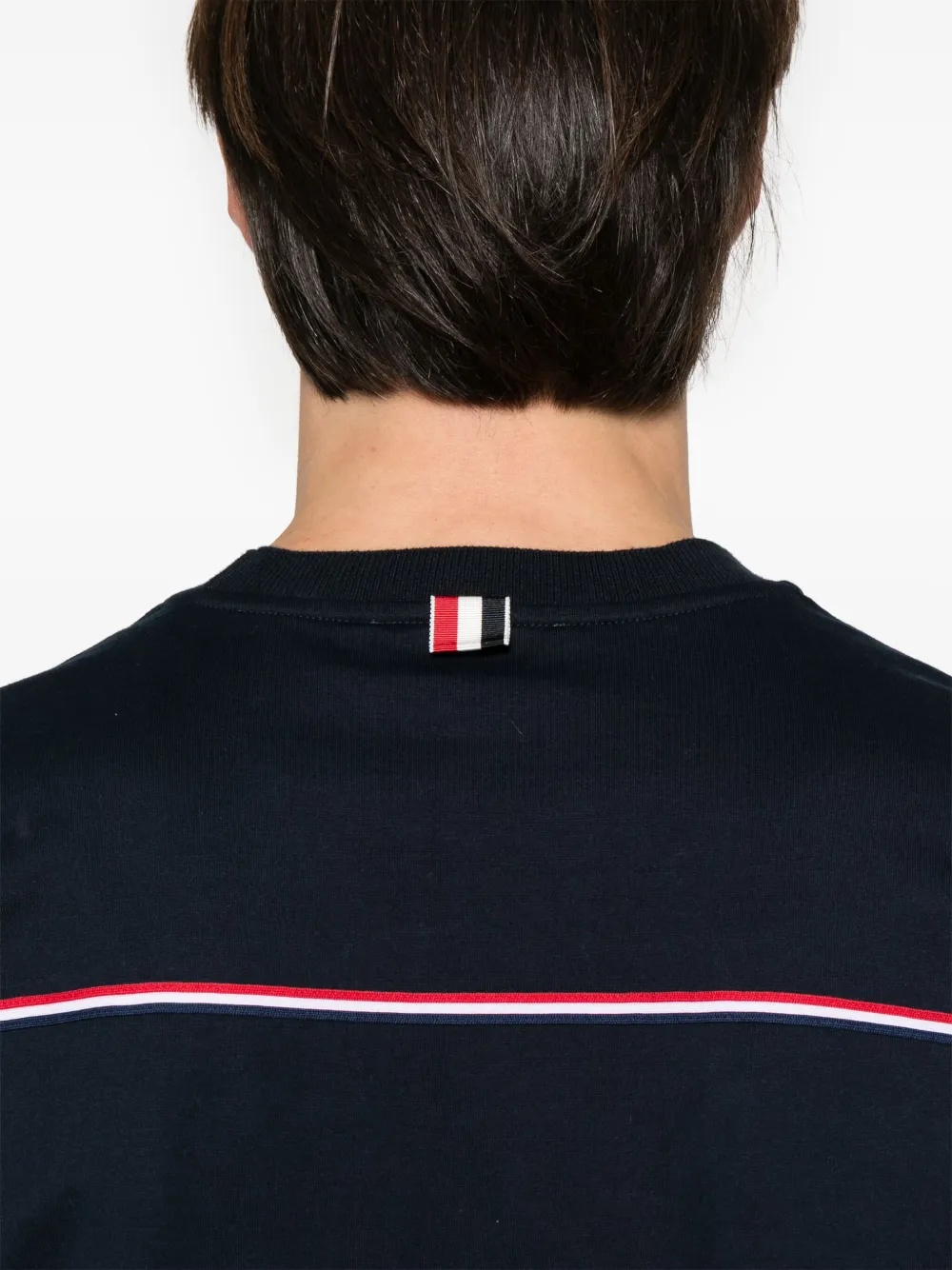 THOM BROWNE - Men Oversized Short Sleeve T-shirt - 3