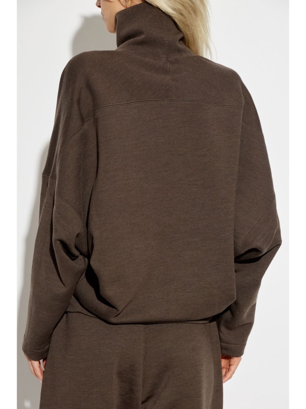 roll neck long-sleeve jumper - 4