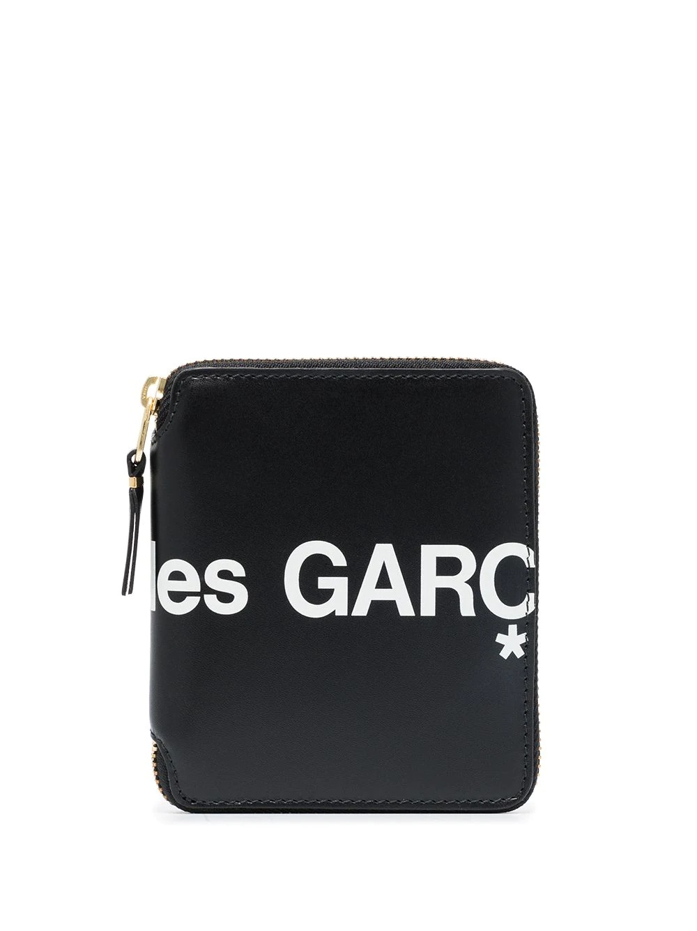 logo-print zip-fastening wallet - 1