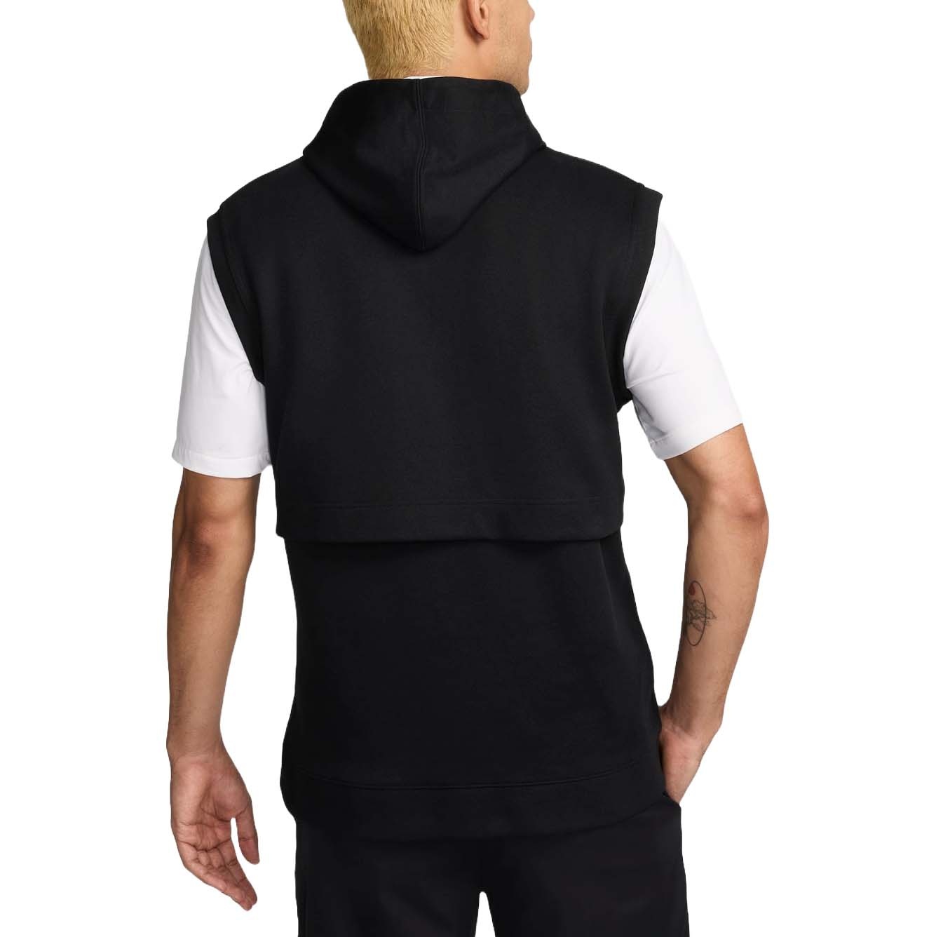 Nike Tour Golf Vest Hoodie 'Black White' FQ8879-010 - 2