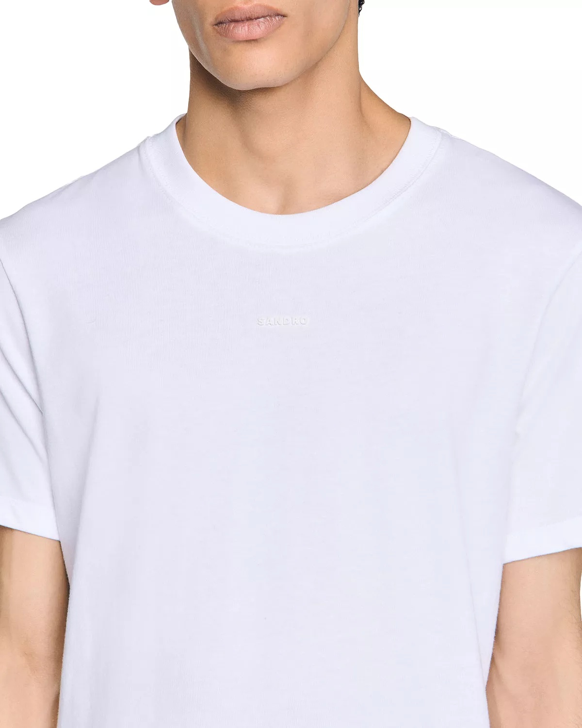 Regular Fit Sandro Logo Tee - 5