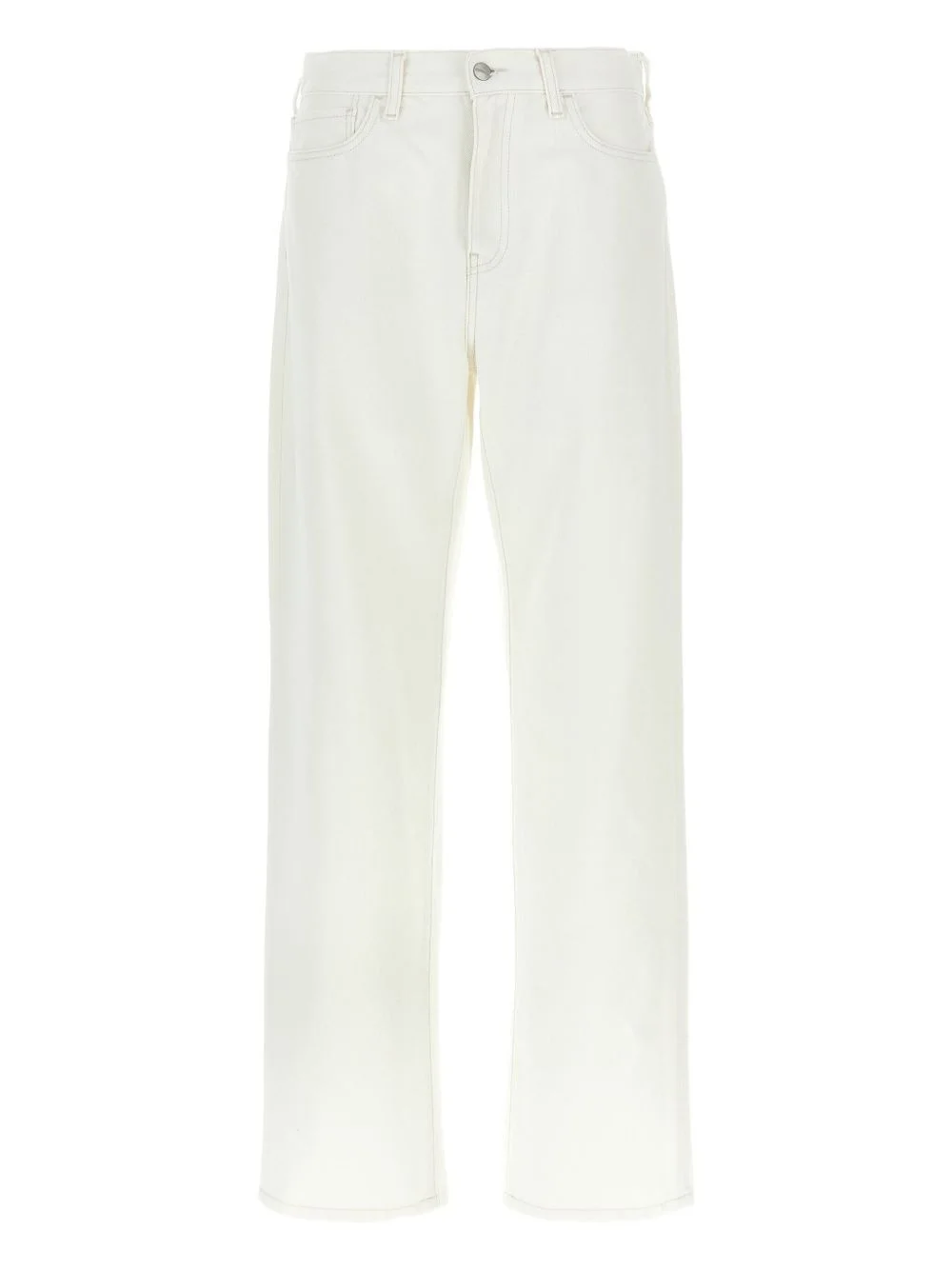 logo-patch cotton jeans - 1