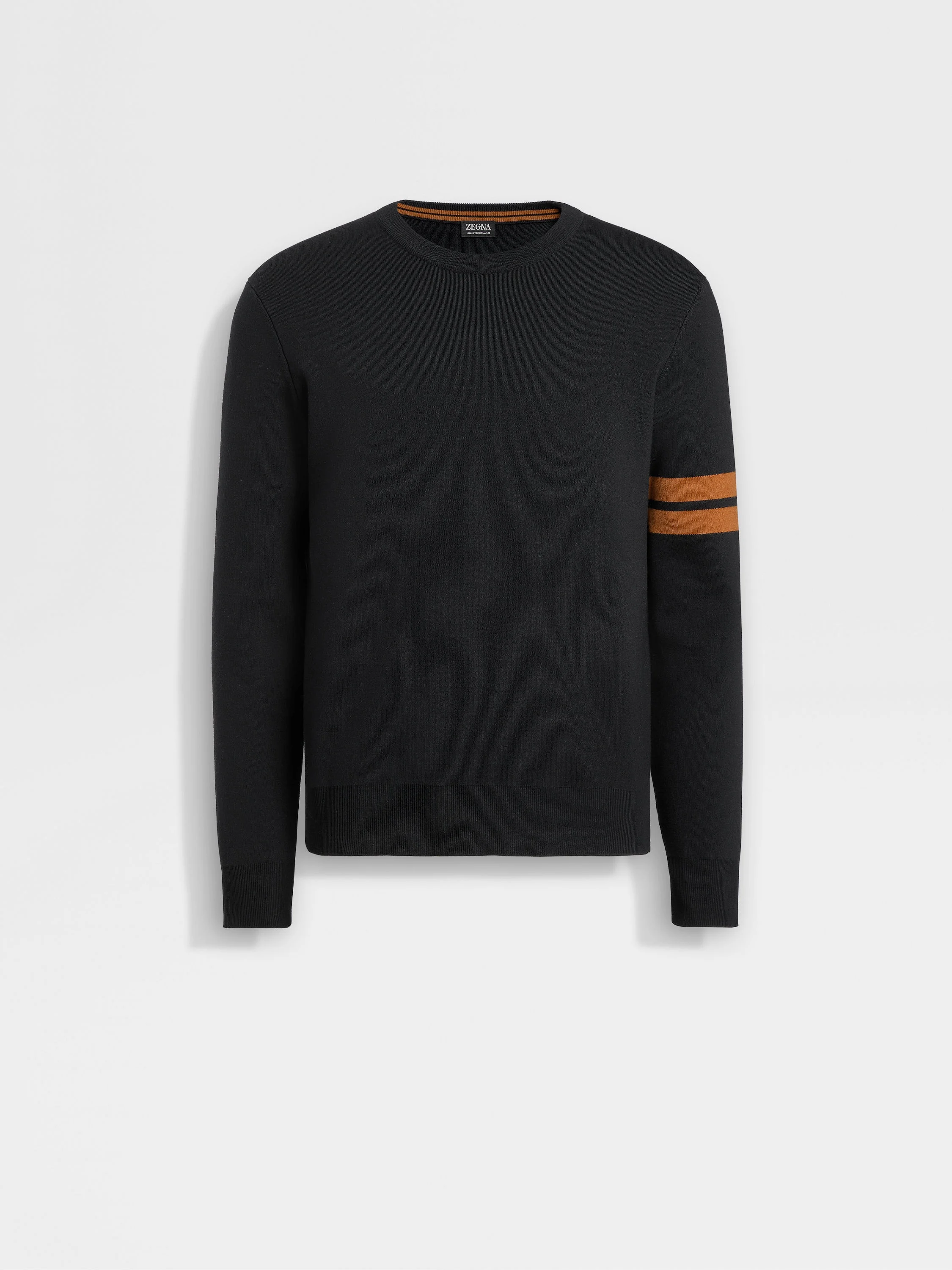 BLACK HIGH PERFORMANCE™ WOOL CREWNECK - 1