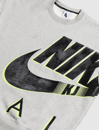 Nike KIM JONES FLEECE CREWNECK IN GREY outlook