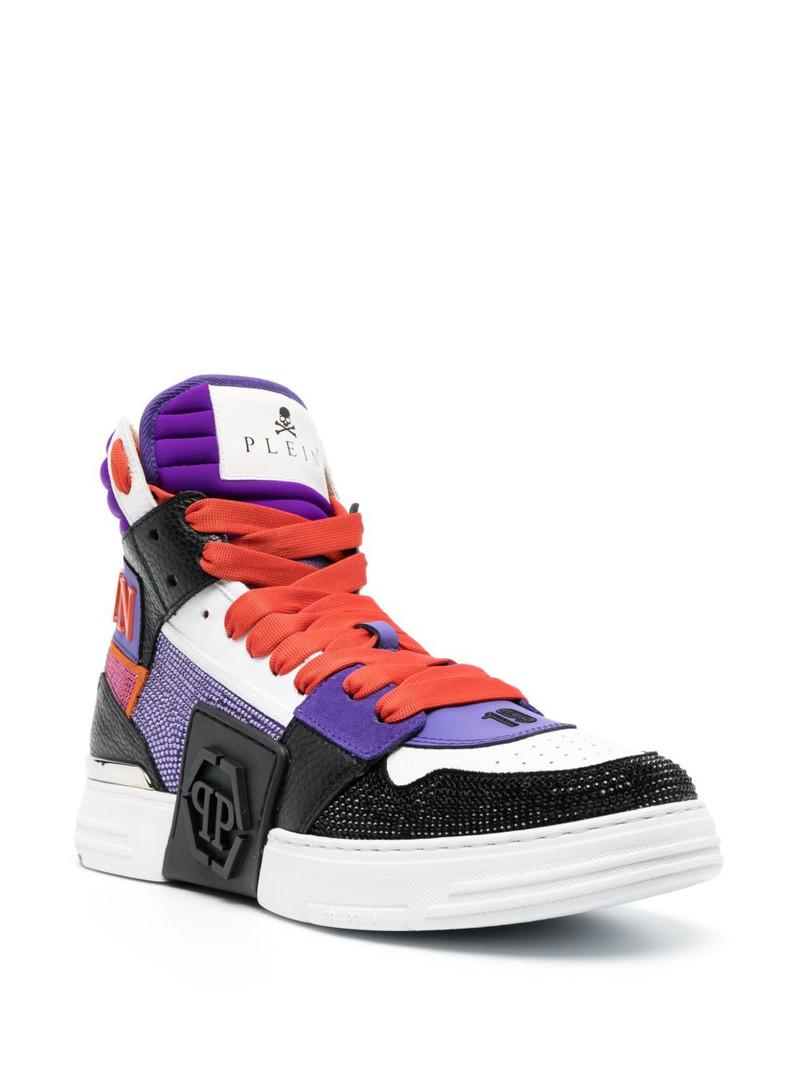 PHILIPP PLEIN Phantom Skull & Bones hi-top sneakers outlook