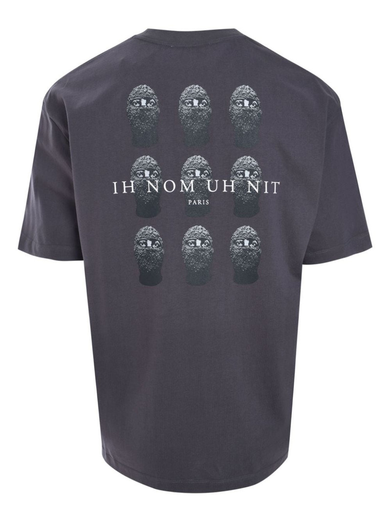 ih nom uh nit logo-print T-shirt outlook