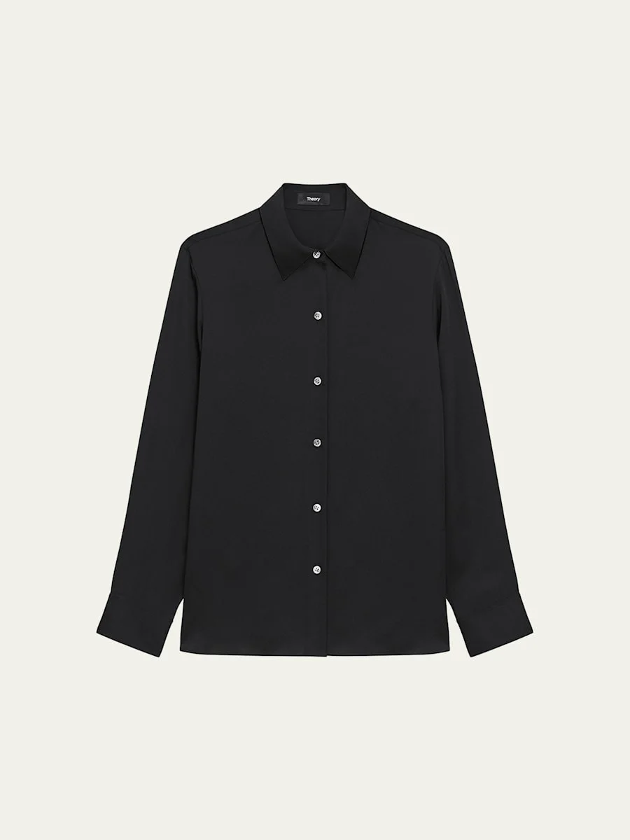 Silk Straight Shirt - 1