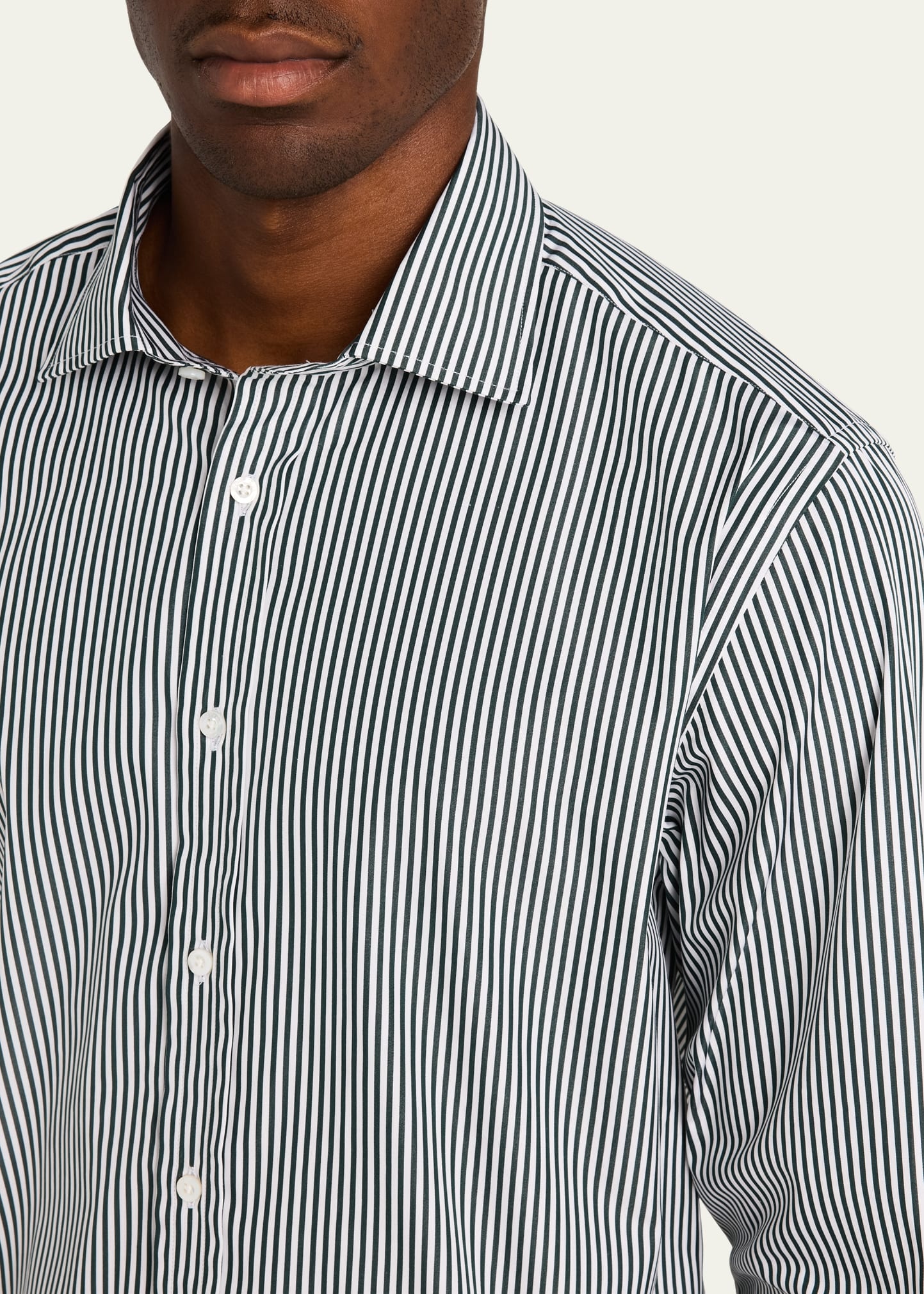 Men's Aston Striped Poplin Sport Shirt - 5