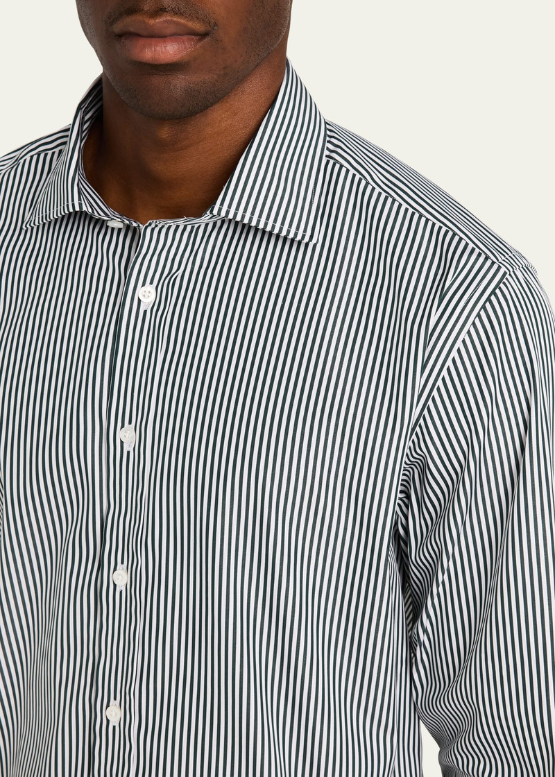 Men's Aston Striped Poplin Sport Shirt 5