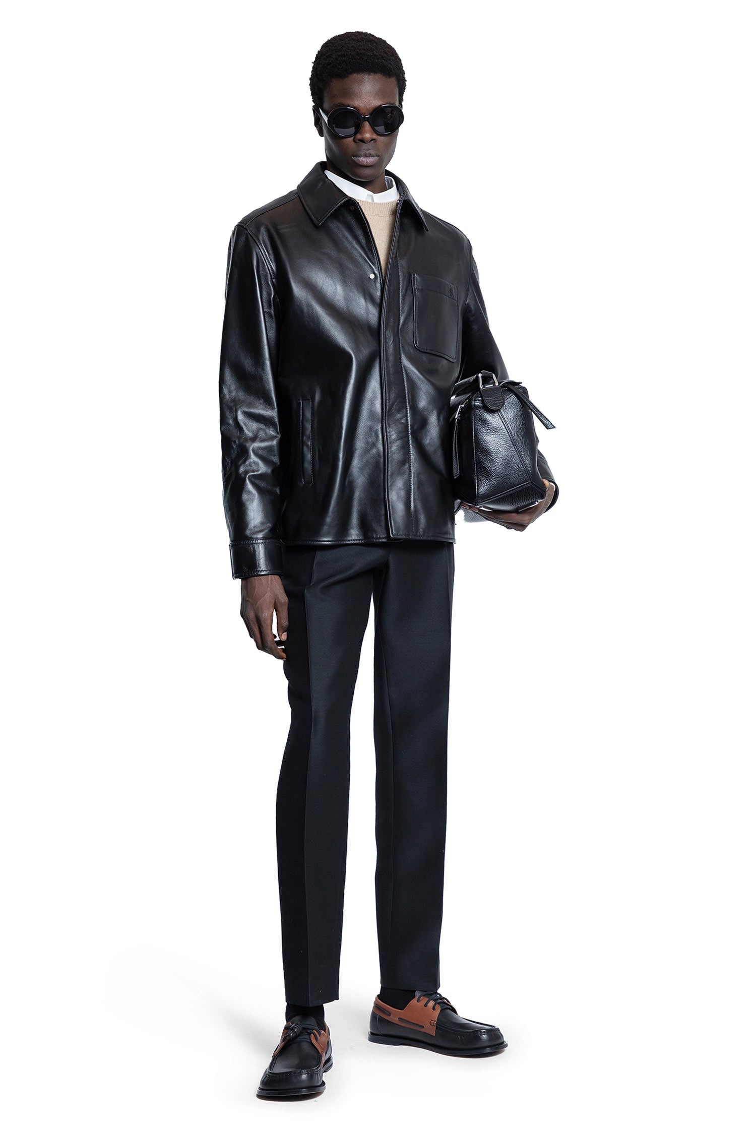 Overshirt-In-Nappa-Lambskin - 4