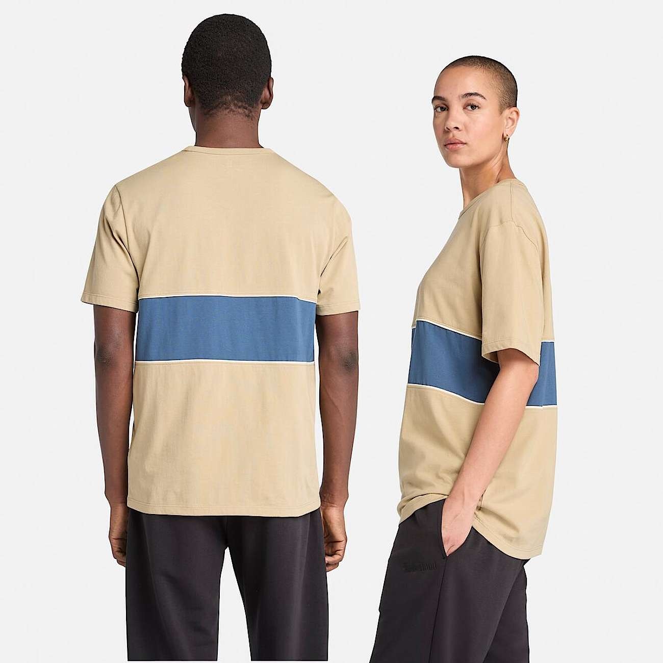 Cut-and-Sew Short-Sleeve T-Shirt - 3